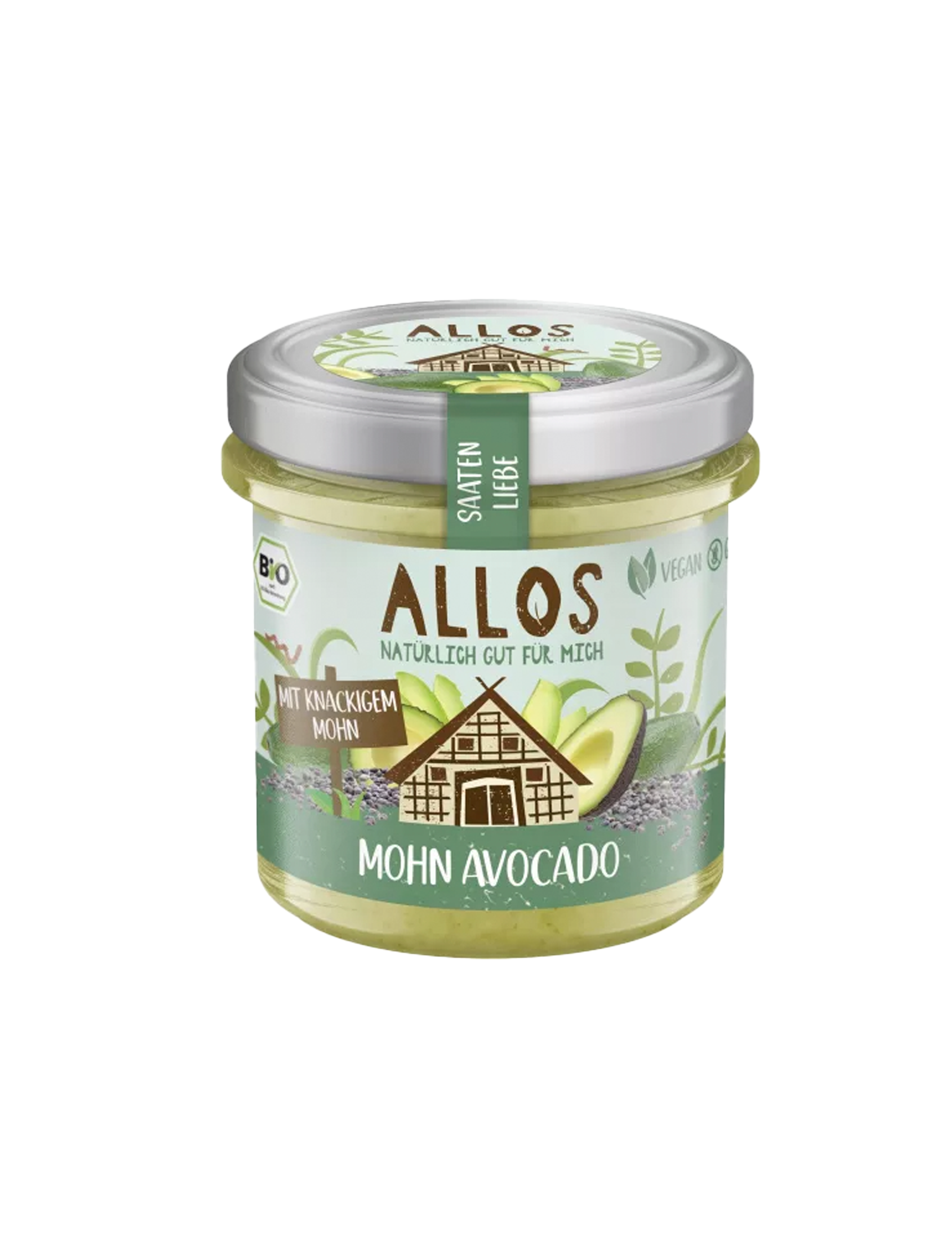 Ekologiskt Smörgåspålägg Vallmofrön och Avokado (135 g)