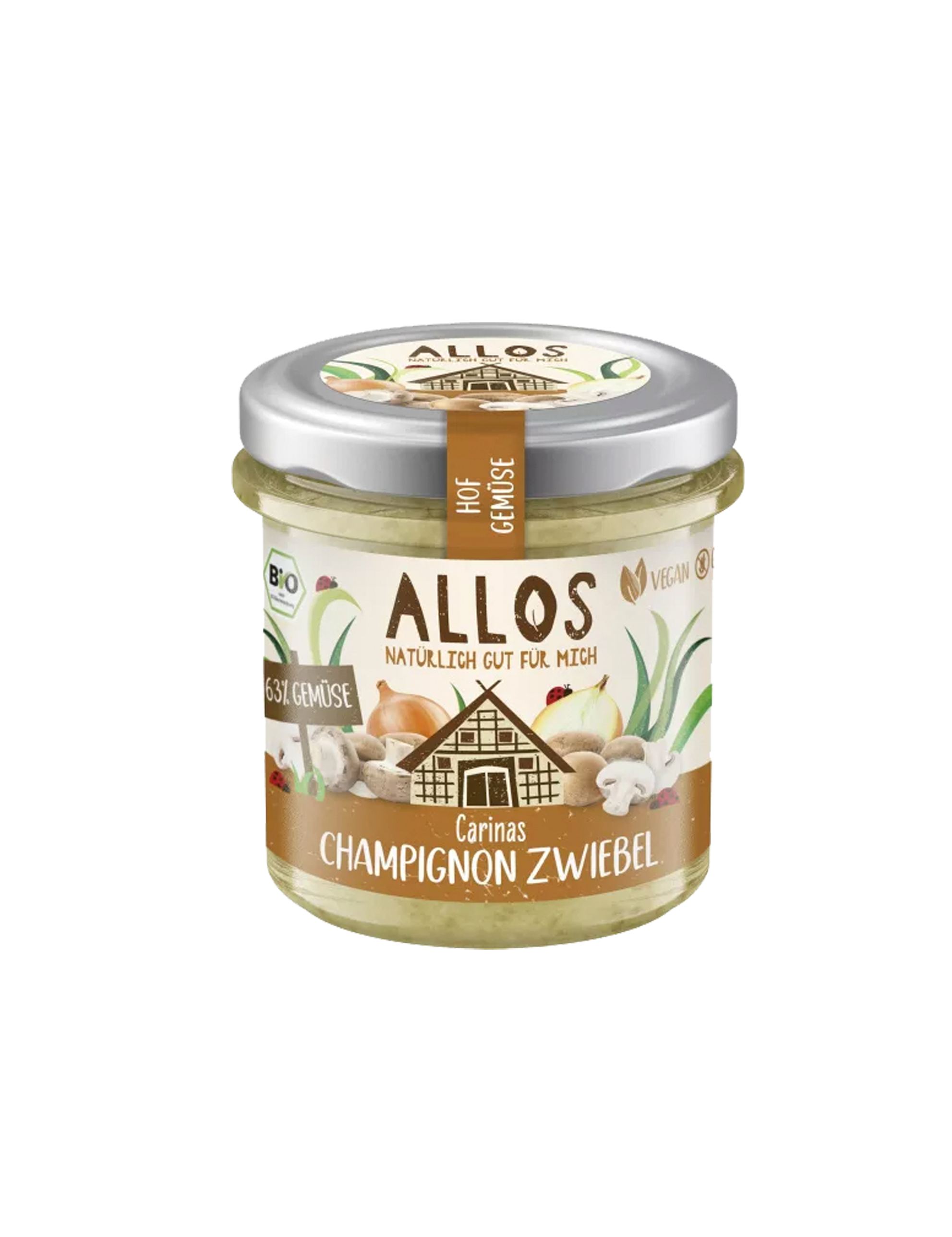 Ekologiskt Smörgåspålägg med Champinjon och Lök (135 g)