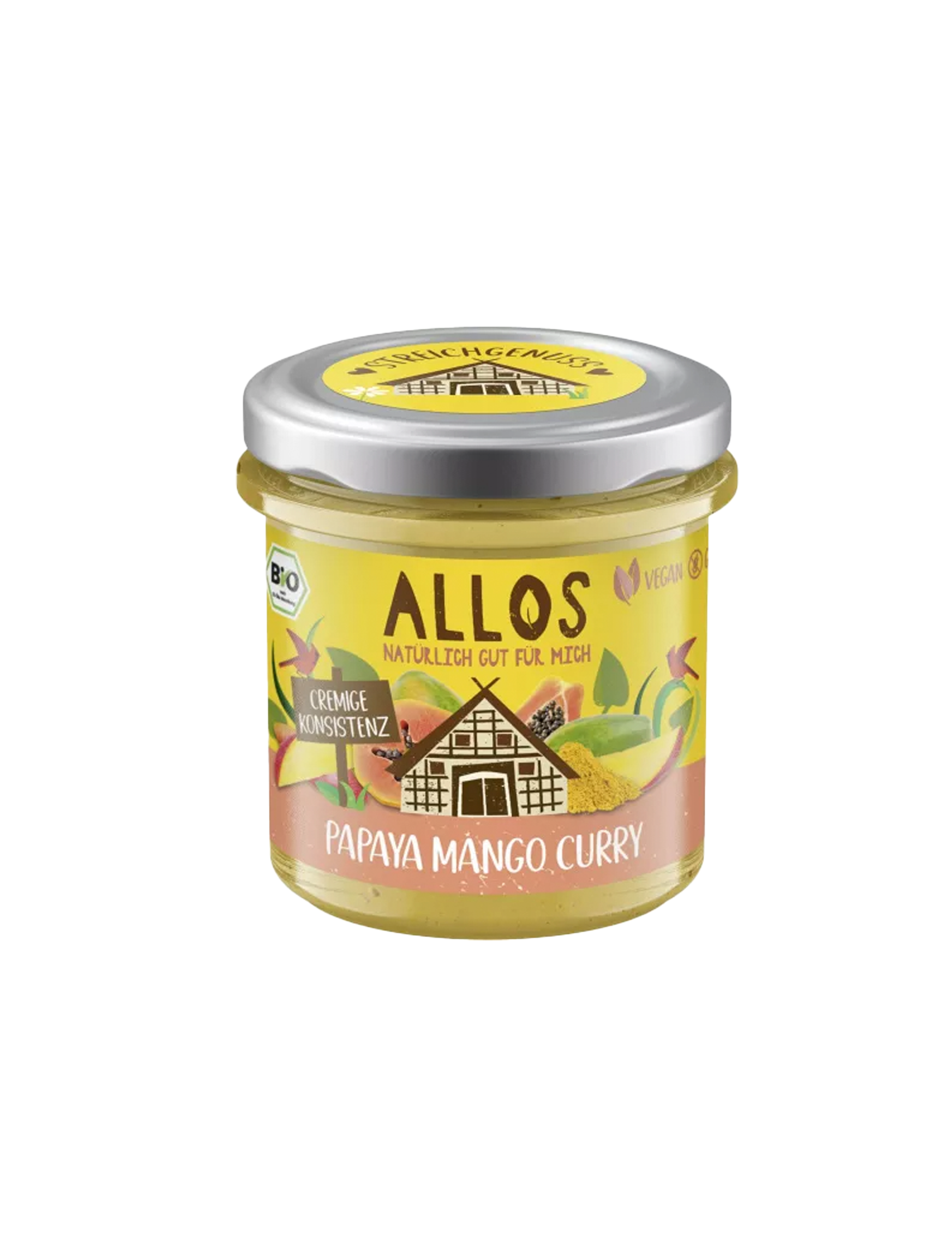 Vegansk Papaya Mango Curry Bredbart pålägg (140 g)