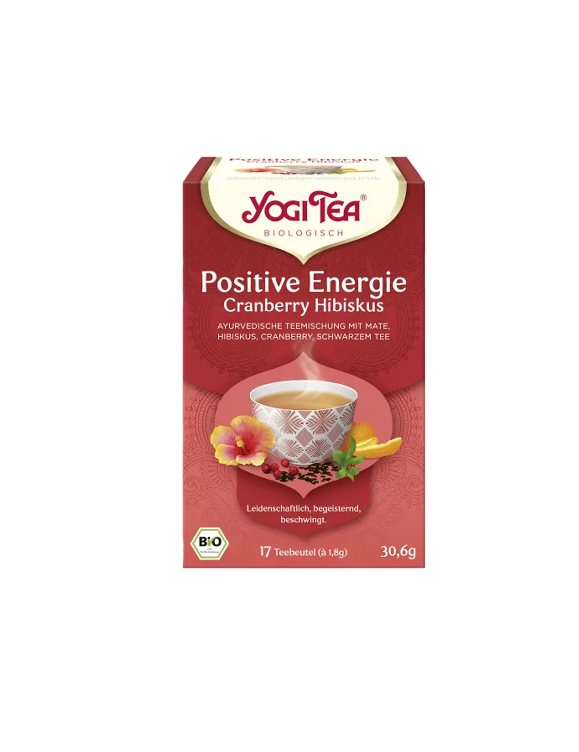Ekologisk Positiv Energi Tranbär Hibiskus te