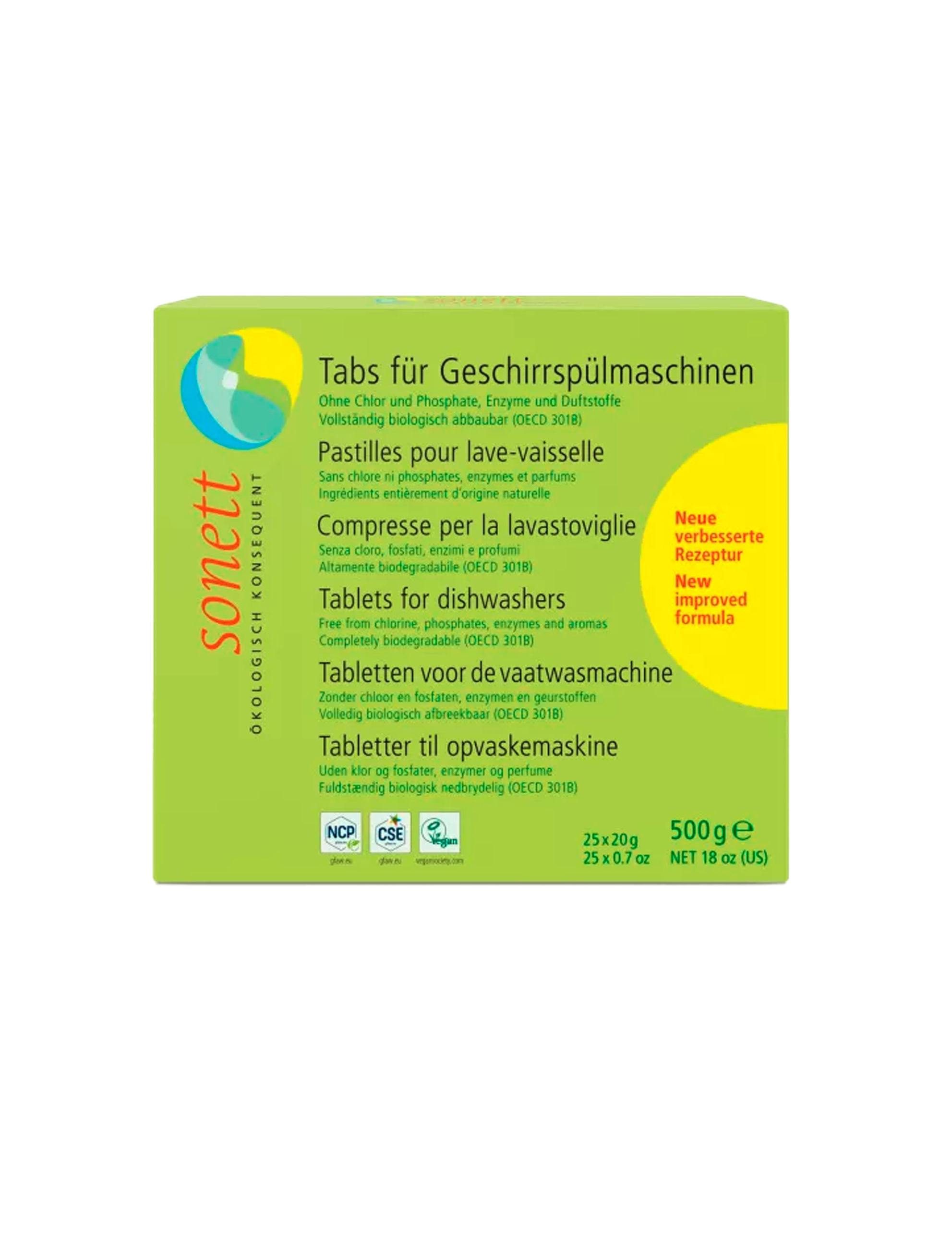 Maskindisktabletter 25 × 20 g