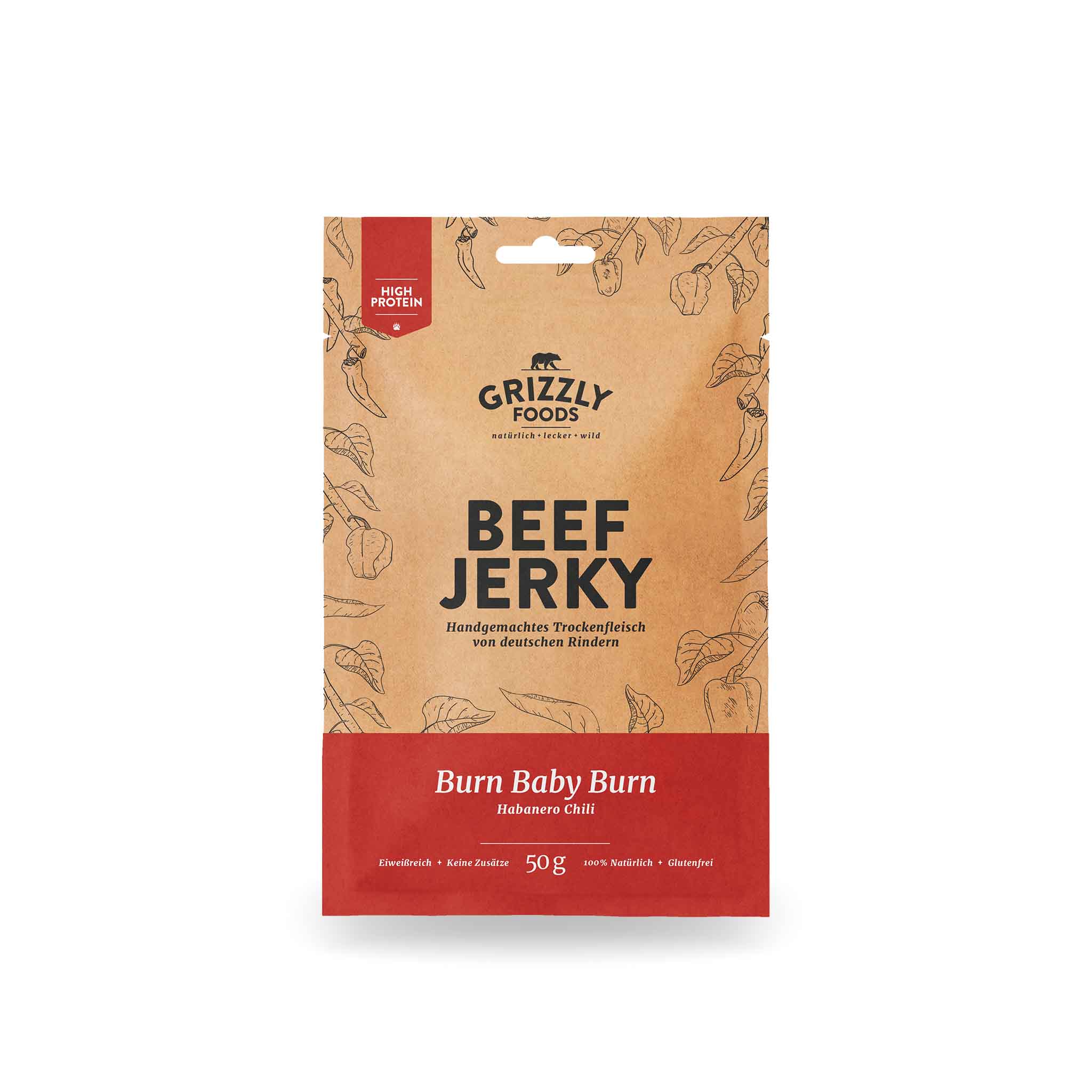 Beef Jerky – Burn Baby Burn