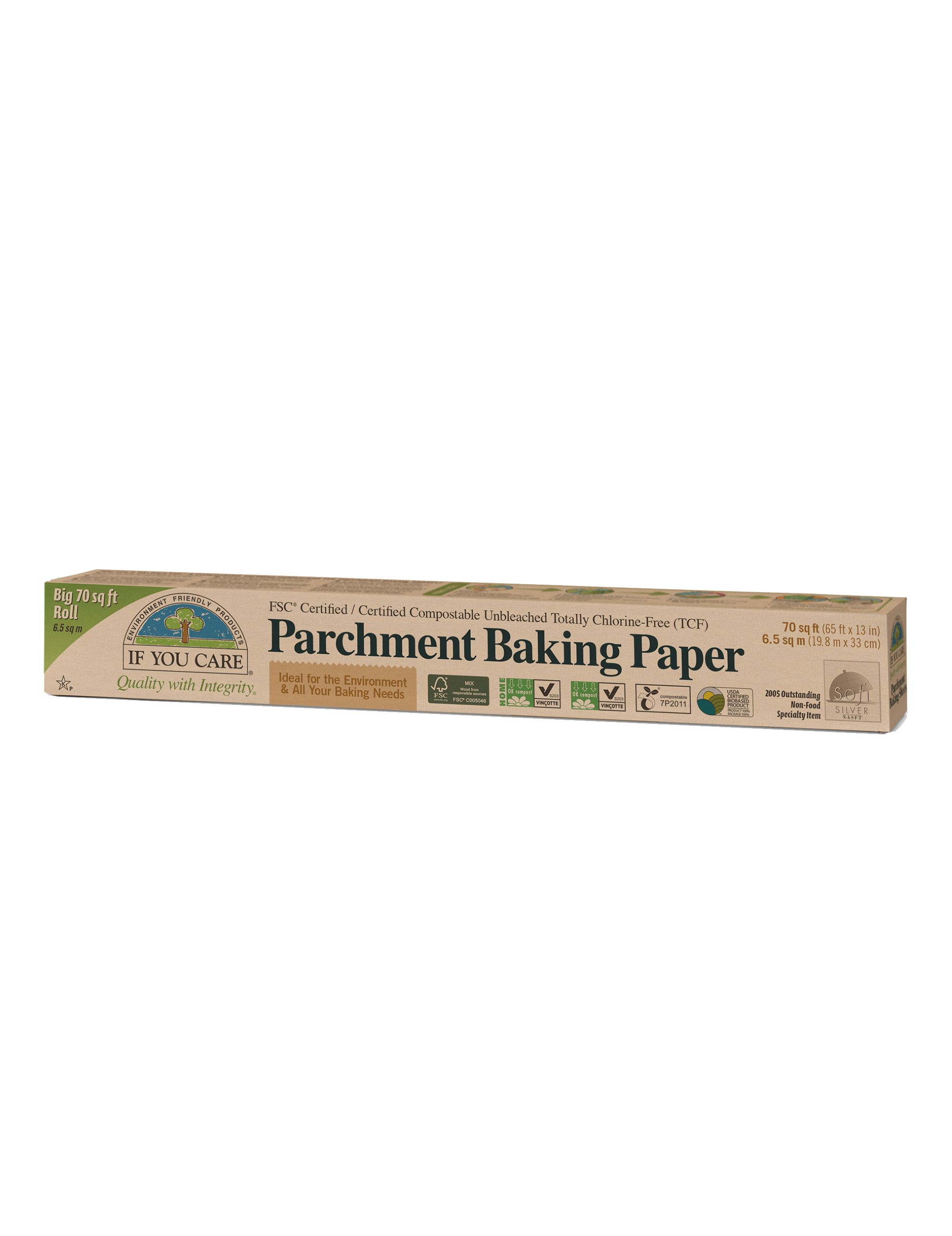 Bakplåtspappersrulle (oblekt)