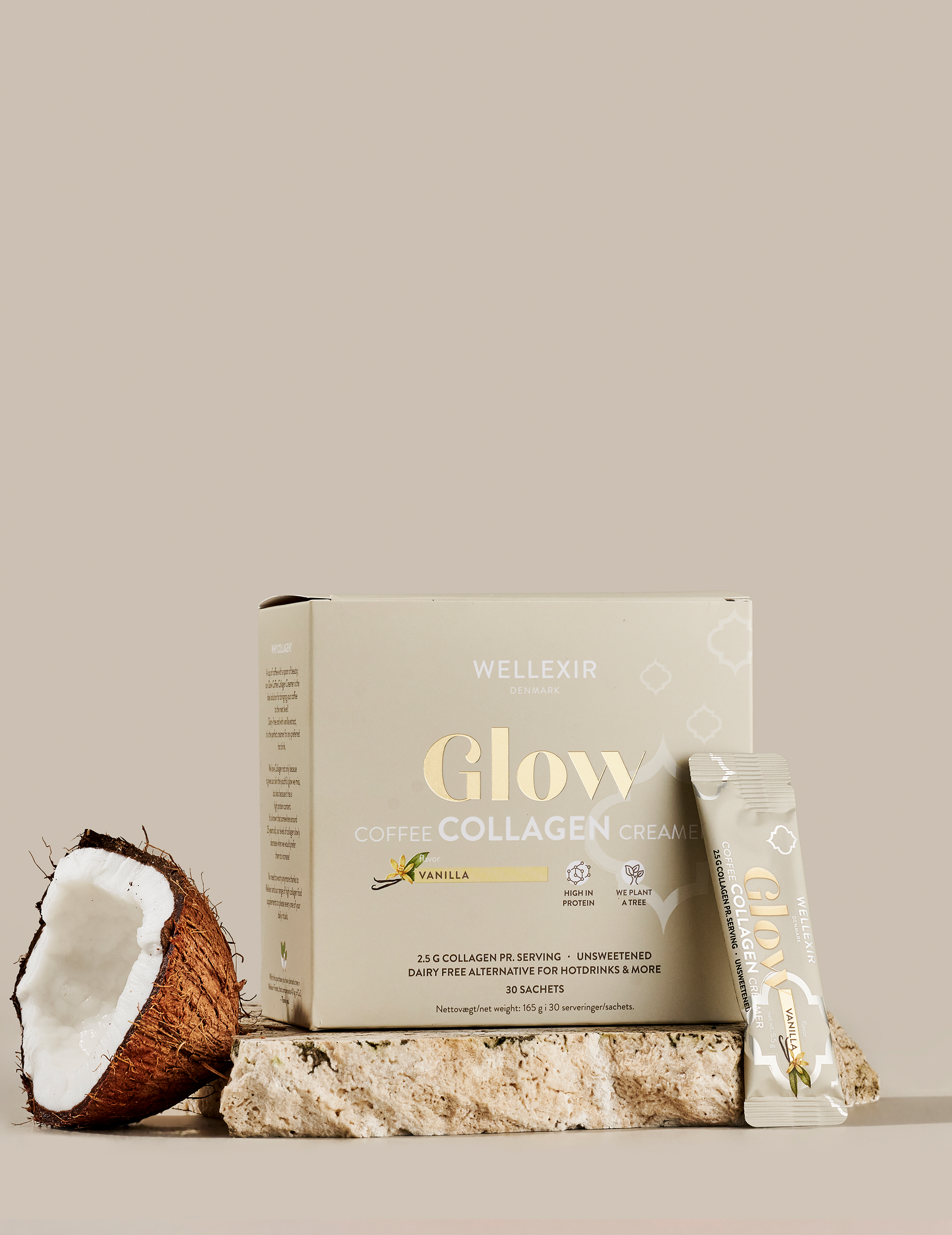 Glow Coffee Collagen Creamer Vanilla (30 st.)