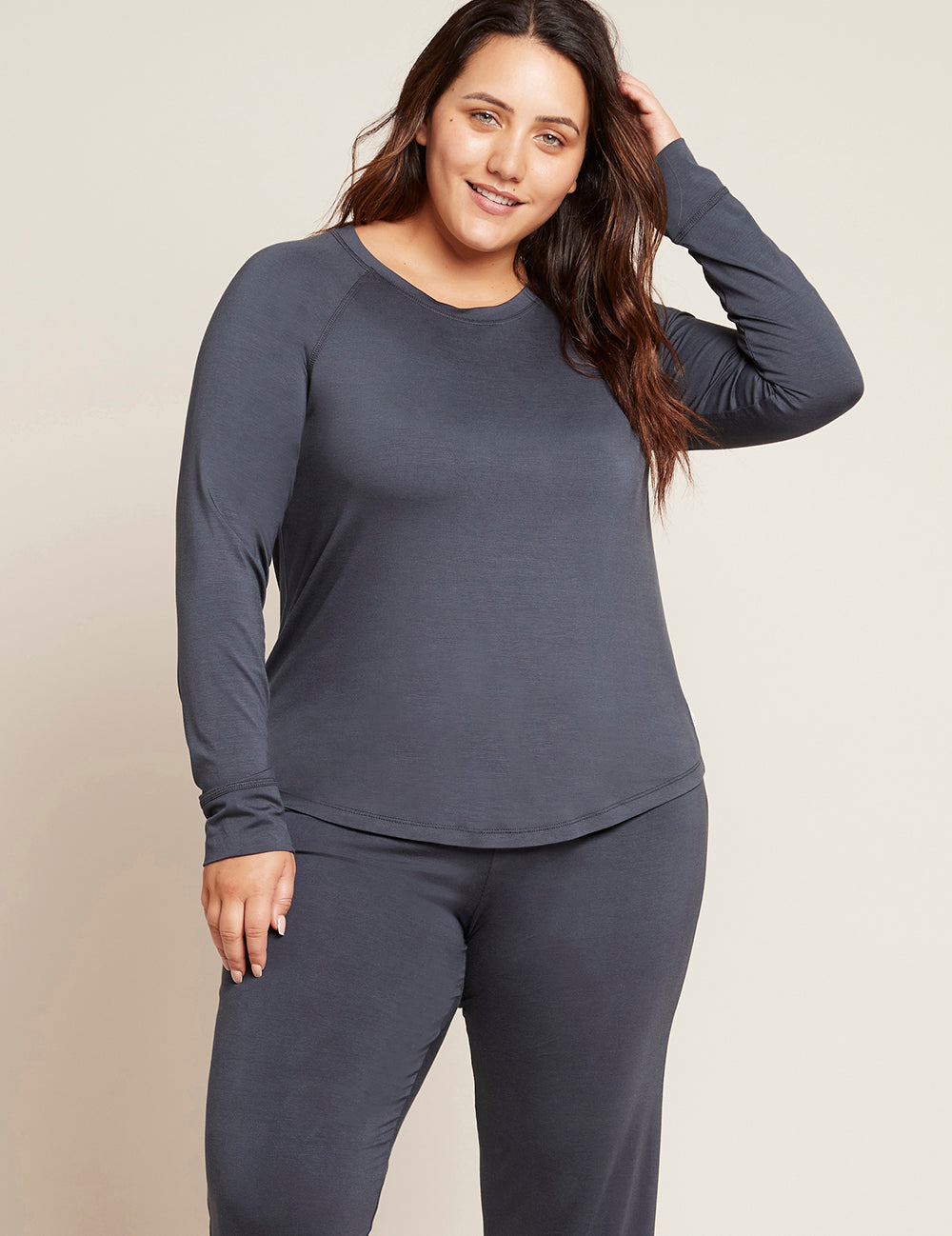 Goodnight Raglan Sleep Top – Storm