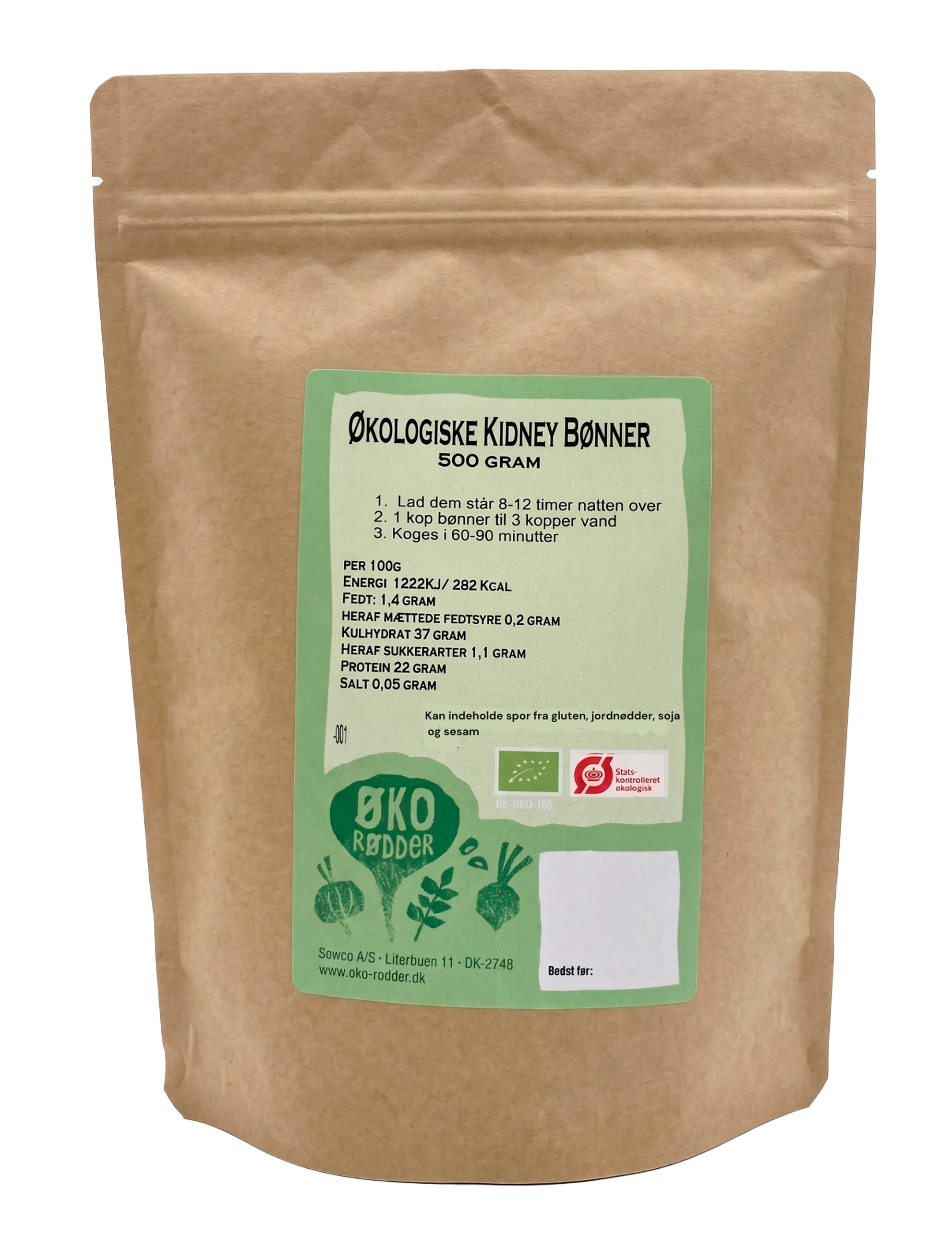 Ekologiska Röda Kidneybönor (500 g)