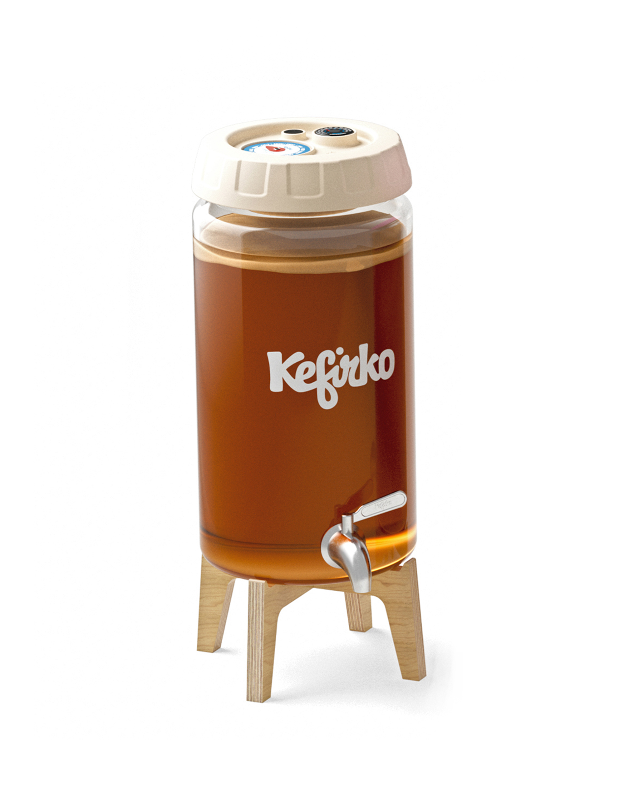 Kombuchafermenter 4 l