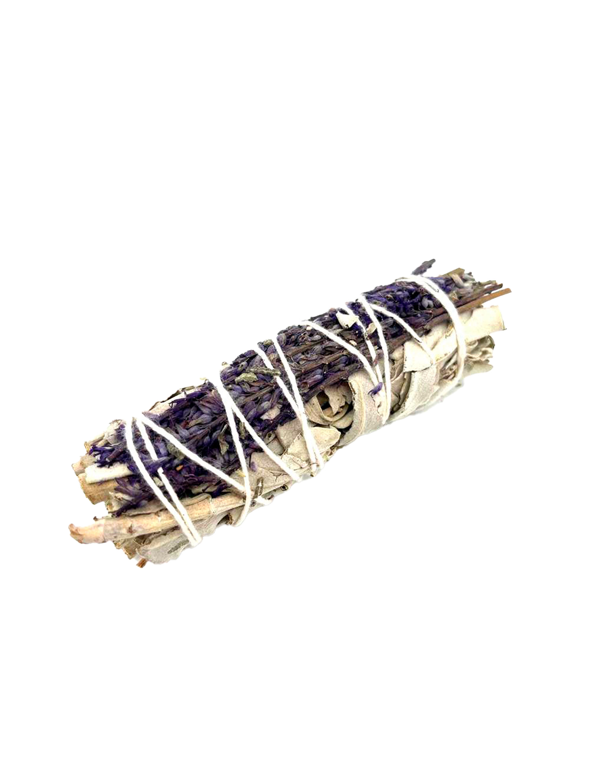 Smudge Stick med Vit Salvia & Lavendel (10 cm)