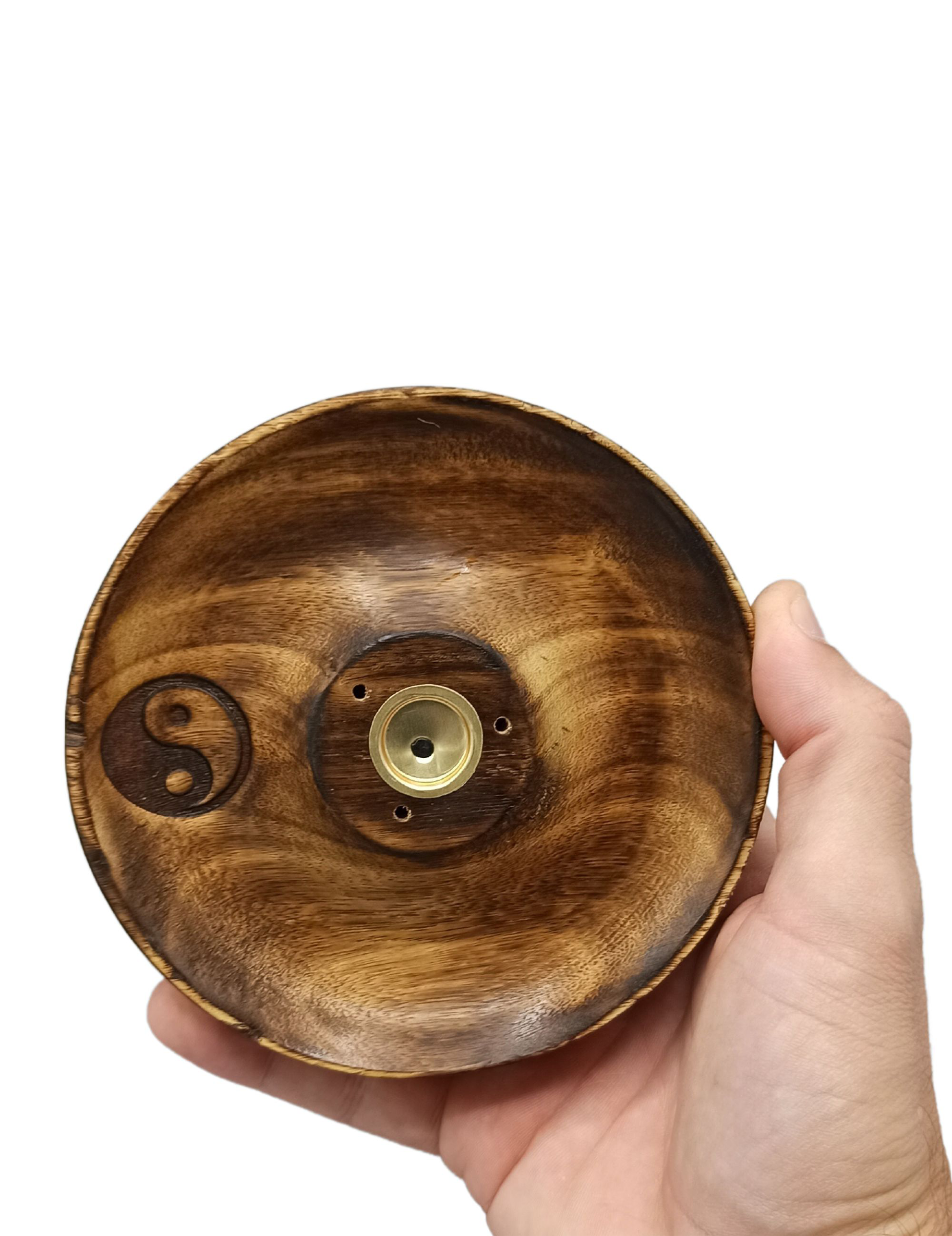 Rökelsehållare Mangoträ – Ying & Yang