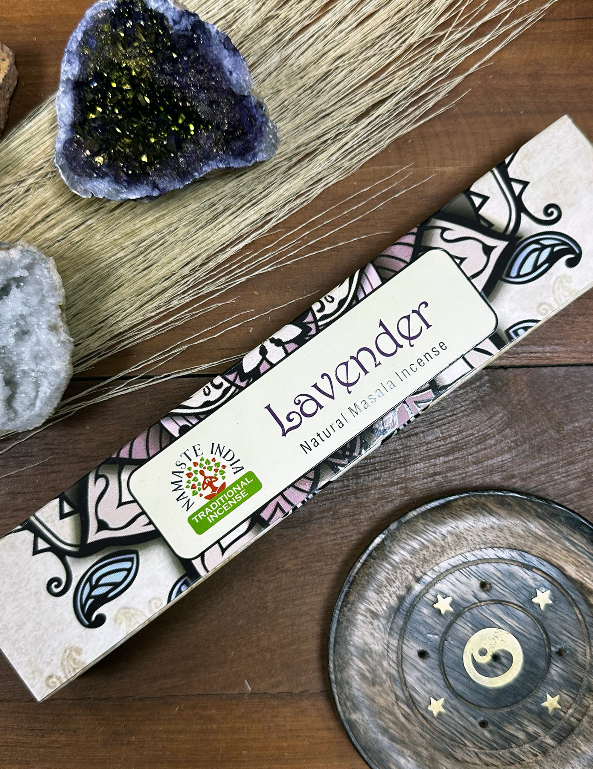 Namaste Mandala Masala rökelsepinnar – lavendel