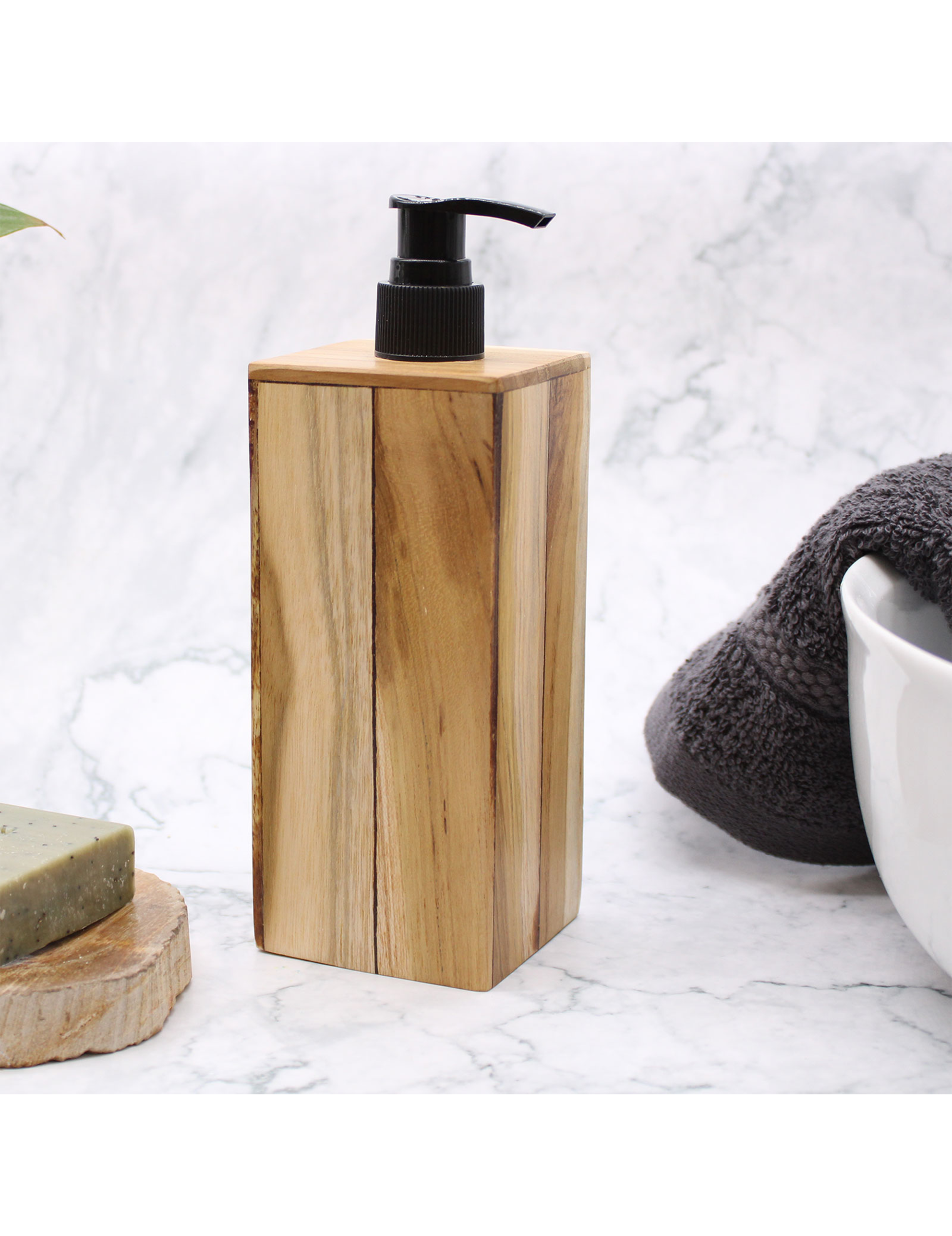 Tvålpump Teak
