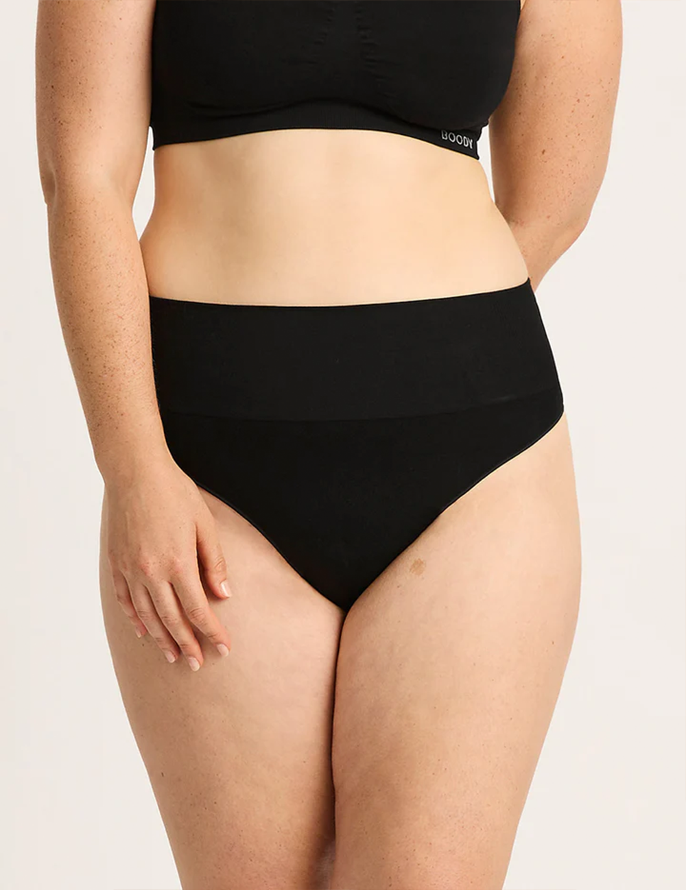 Shaper High Waist G-String – Svart
