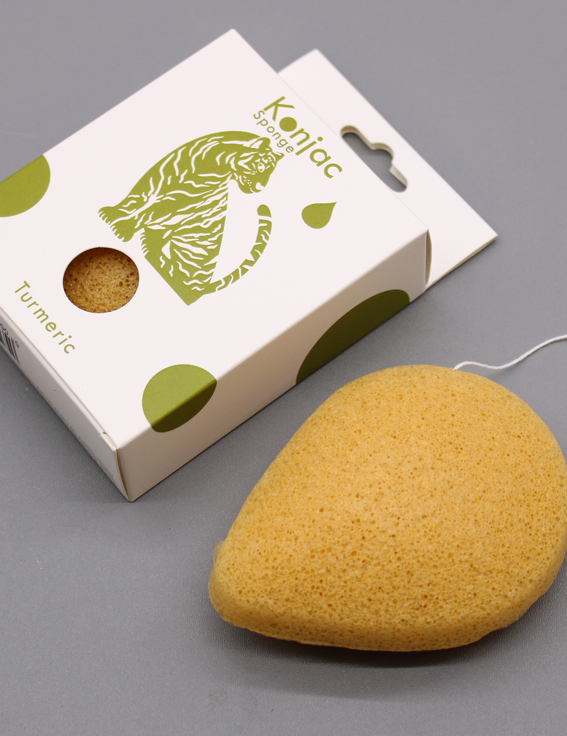 Teardrop Konjac Sponge – Gurkmeja