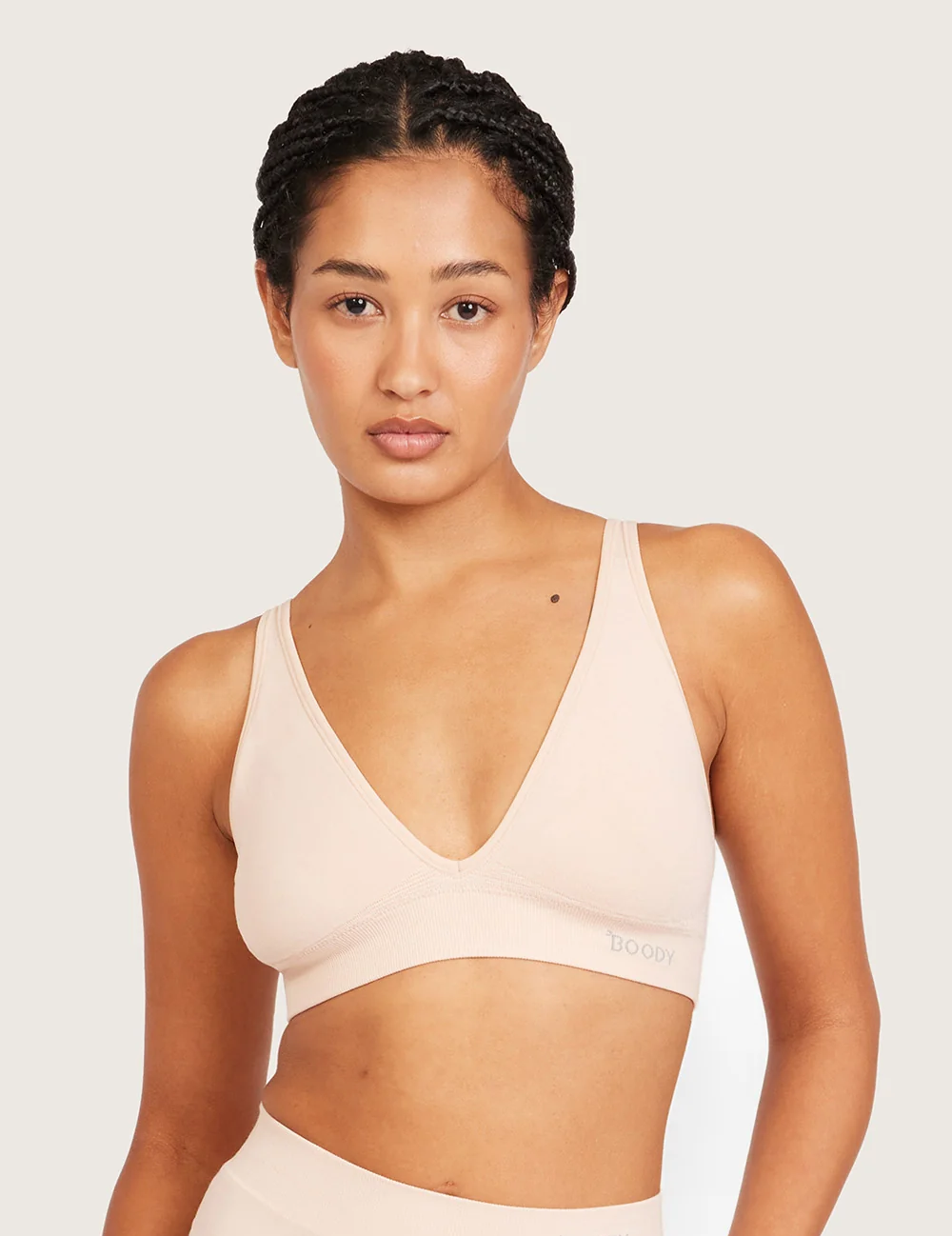 Plunge-bh i bambu utan bygel – Shell
