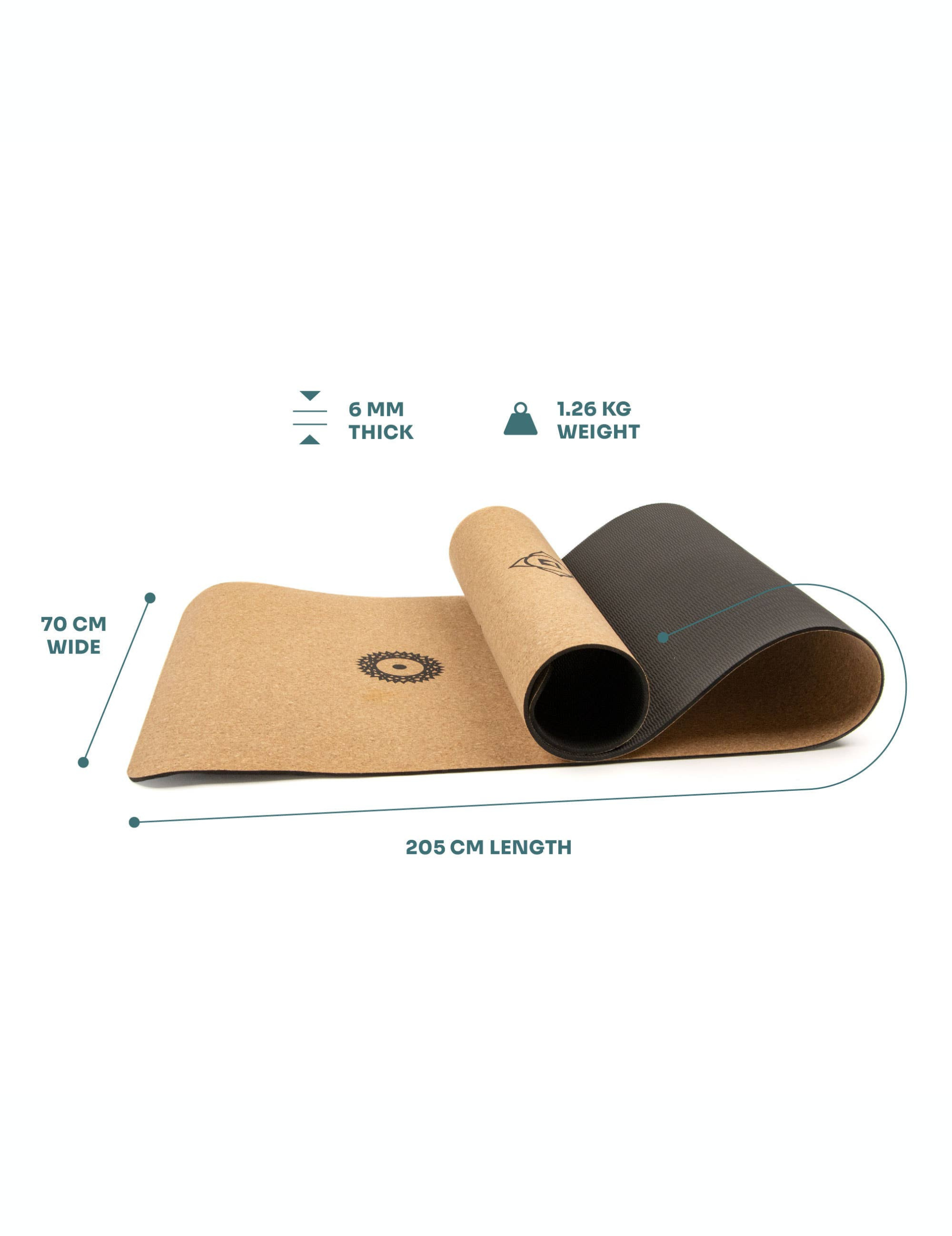 X-Large Kork Yogamatta