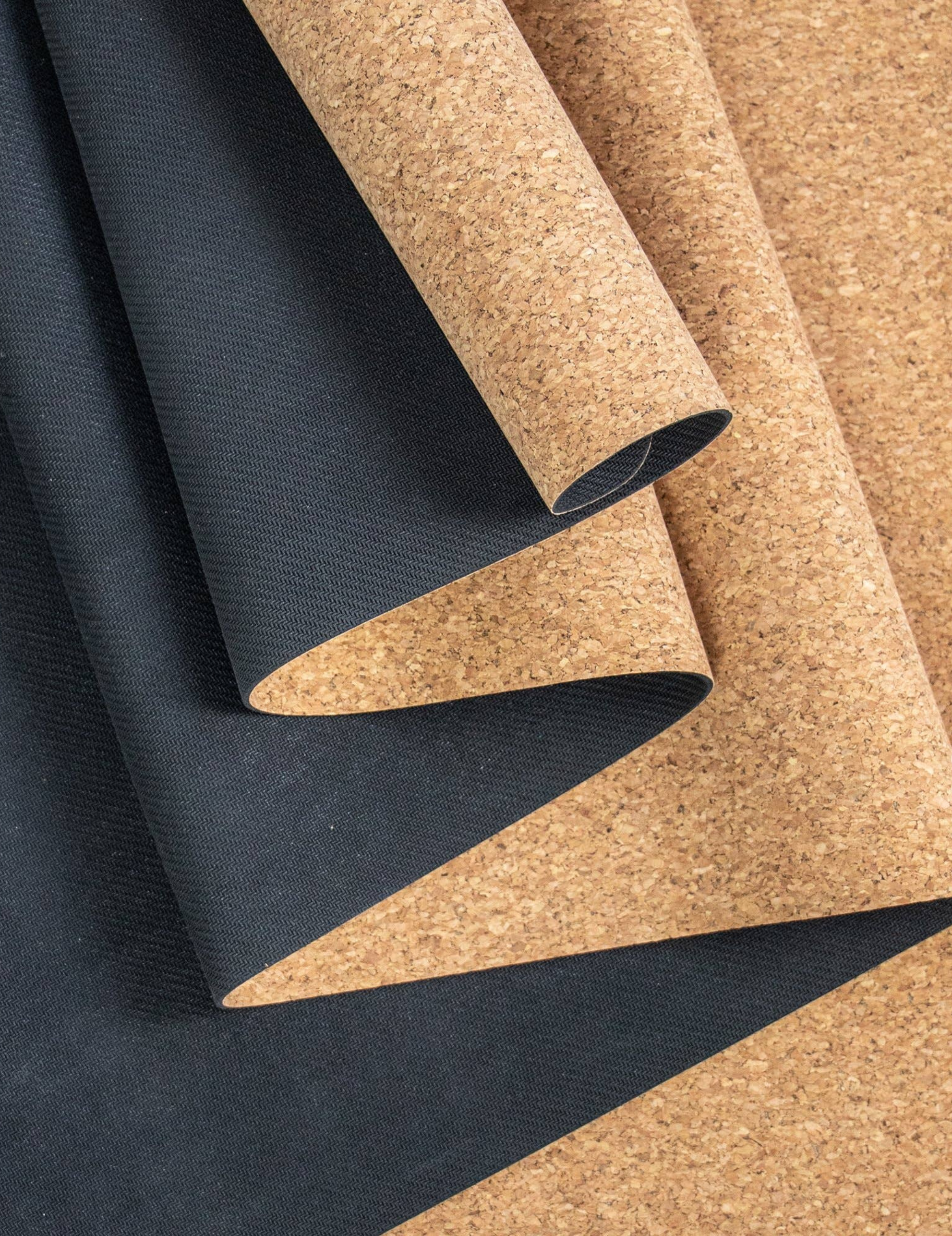 Resekork/gummi yogamatta