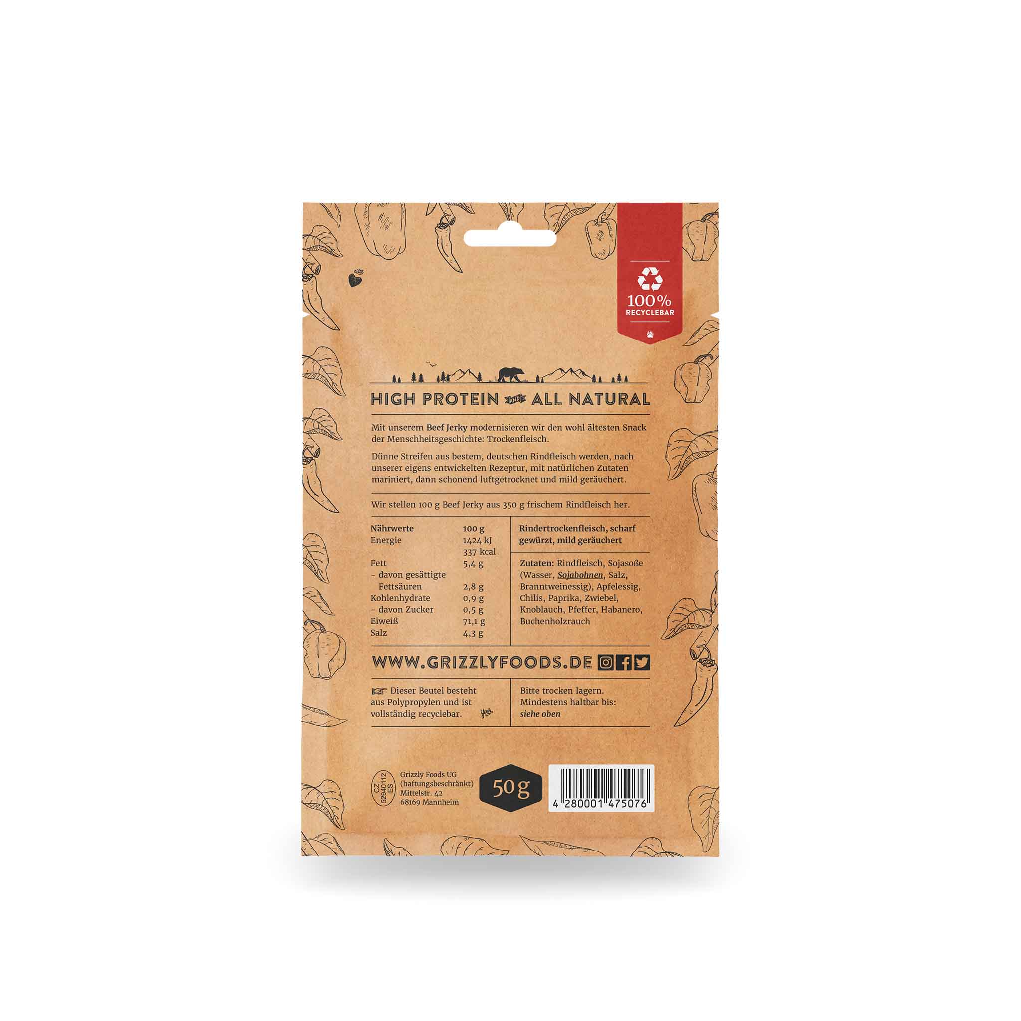 Beef Jerky – Burn Baby Burn