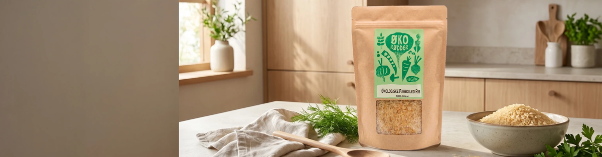 Økologiske Parboiled Ris (500 g)
