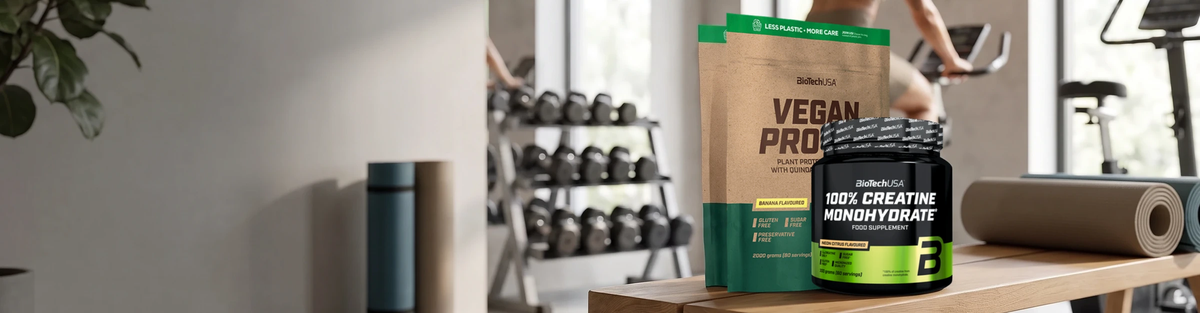 Vegan Protein 500 g + Kreatin
