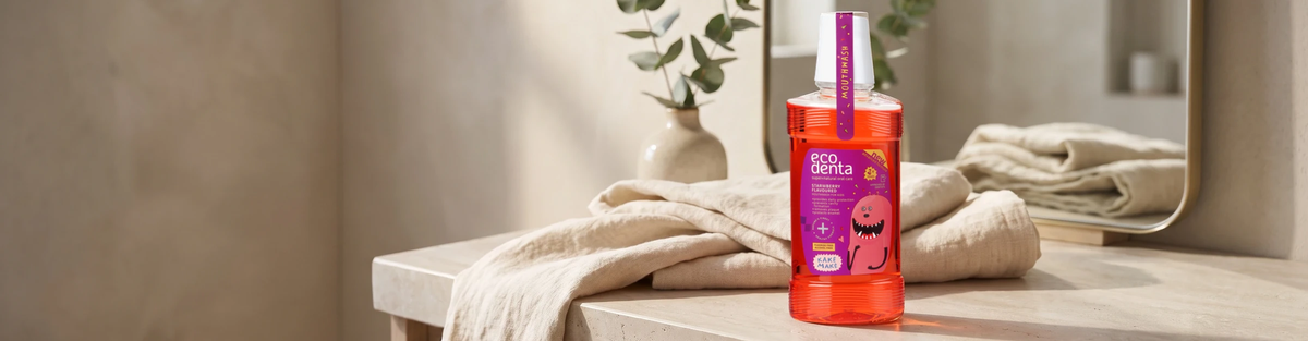Strawberry Flavored Kids Mouthwash