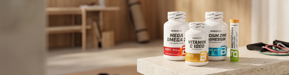 Mega Omega 3 + Multivitamin+Vitamin C100+Calcium, zinc, magnesium