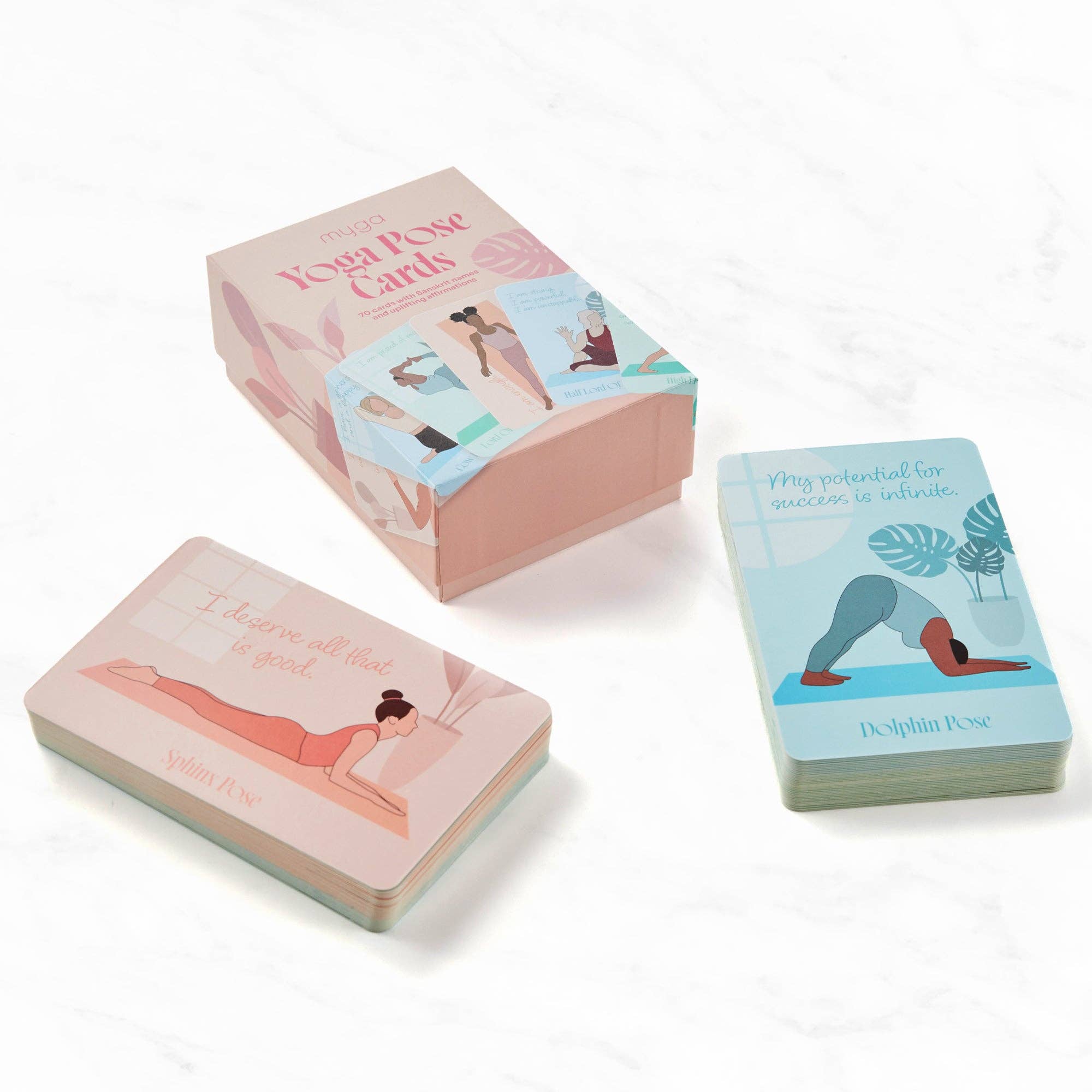 Miniaffirmations yogakort