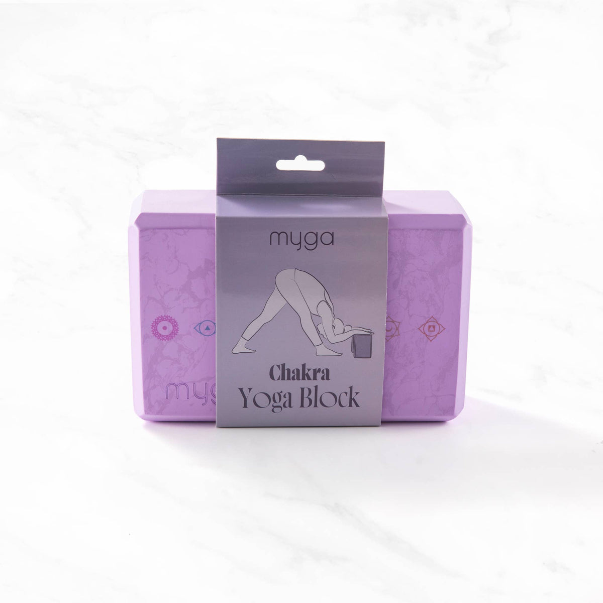 Myga yogablock i skum – Chakra