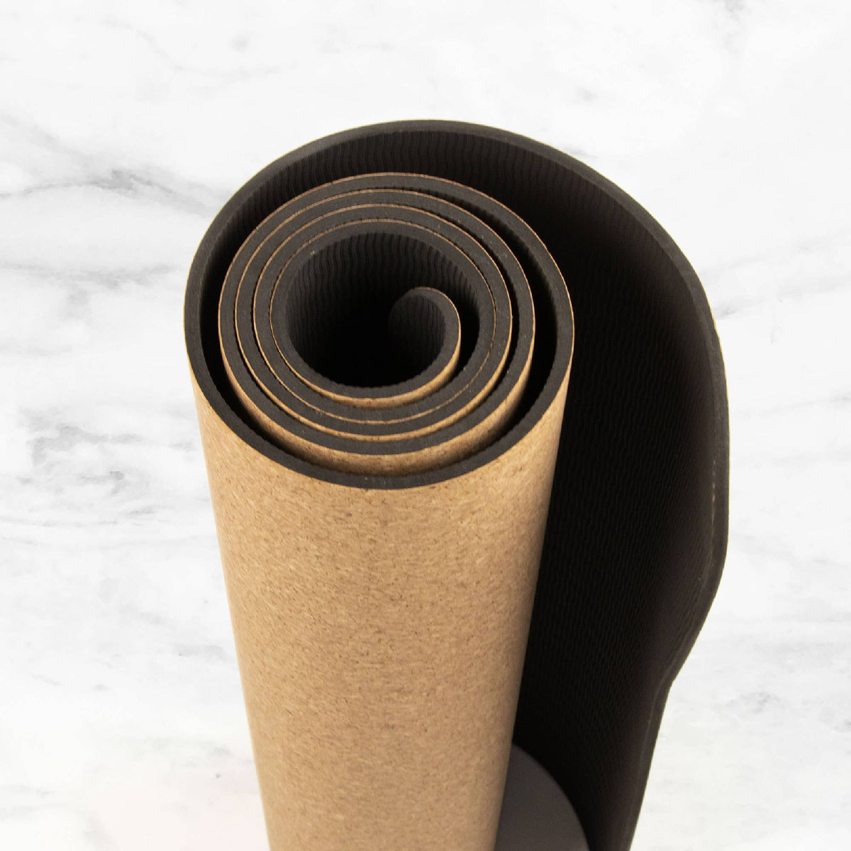XL yogamatta i kork 6 mm – Natur