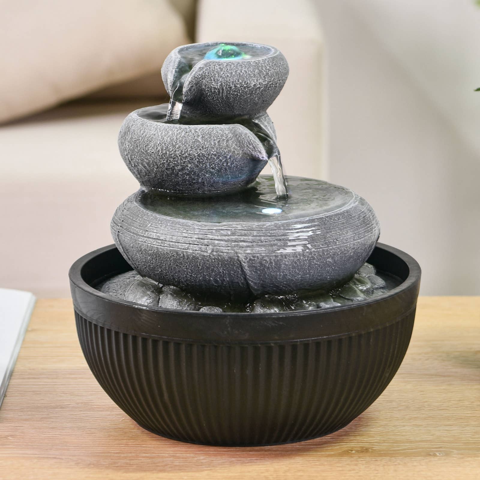 Nature Geelong inomhusfontän – elegant och modern design