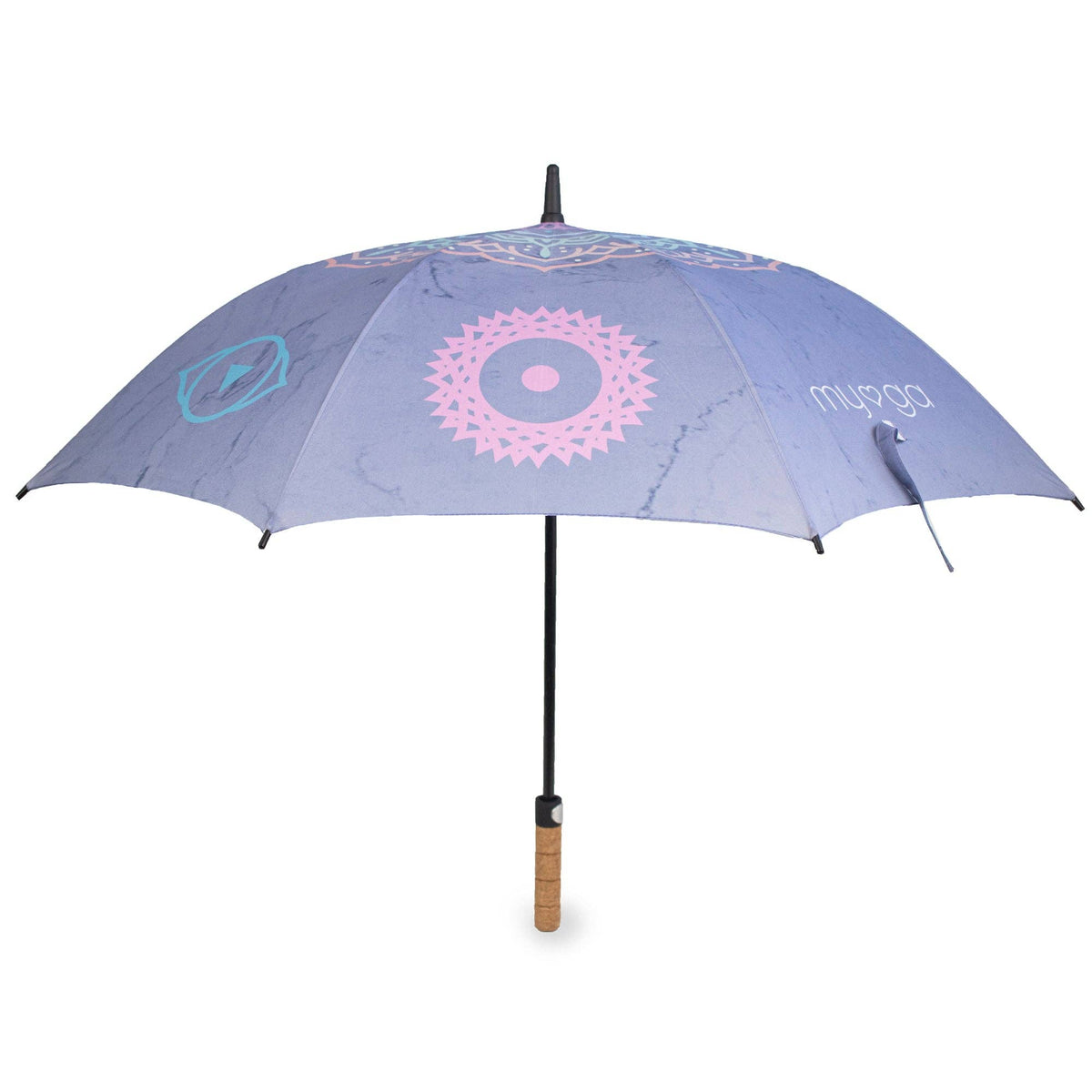 Myga Chakra paraply med korkhandtag