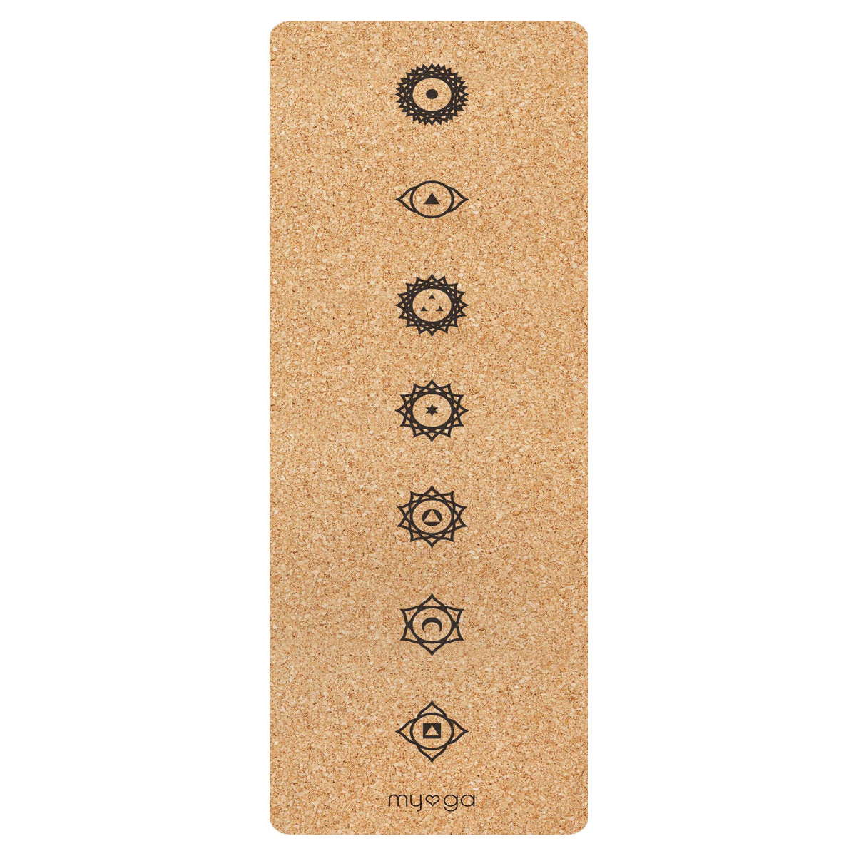 XL yogamatta i kork 6 mm – Chakra