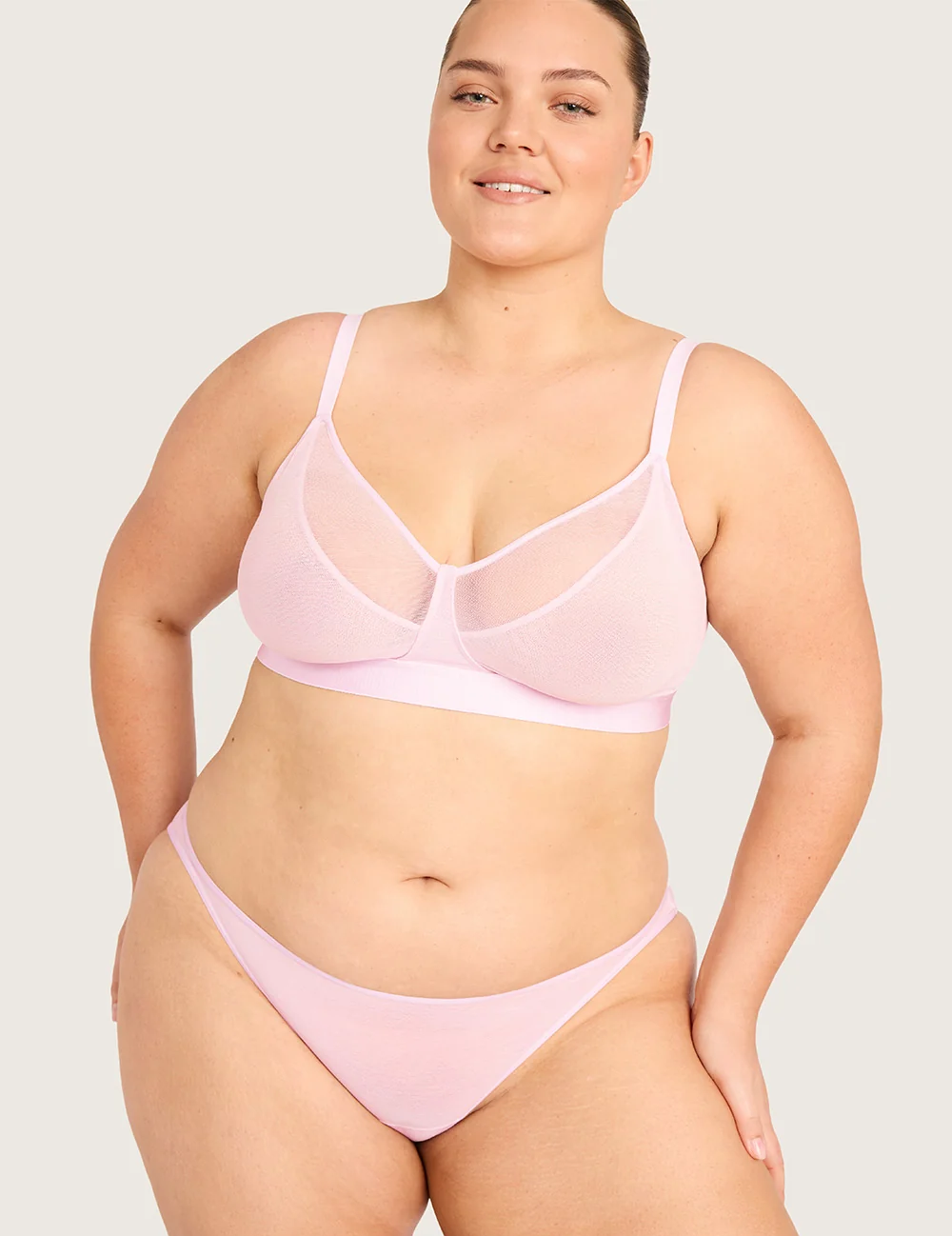Boody FreeMesh bikini-trusse i Pink Sorbet – billede 18