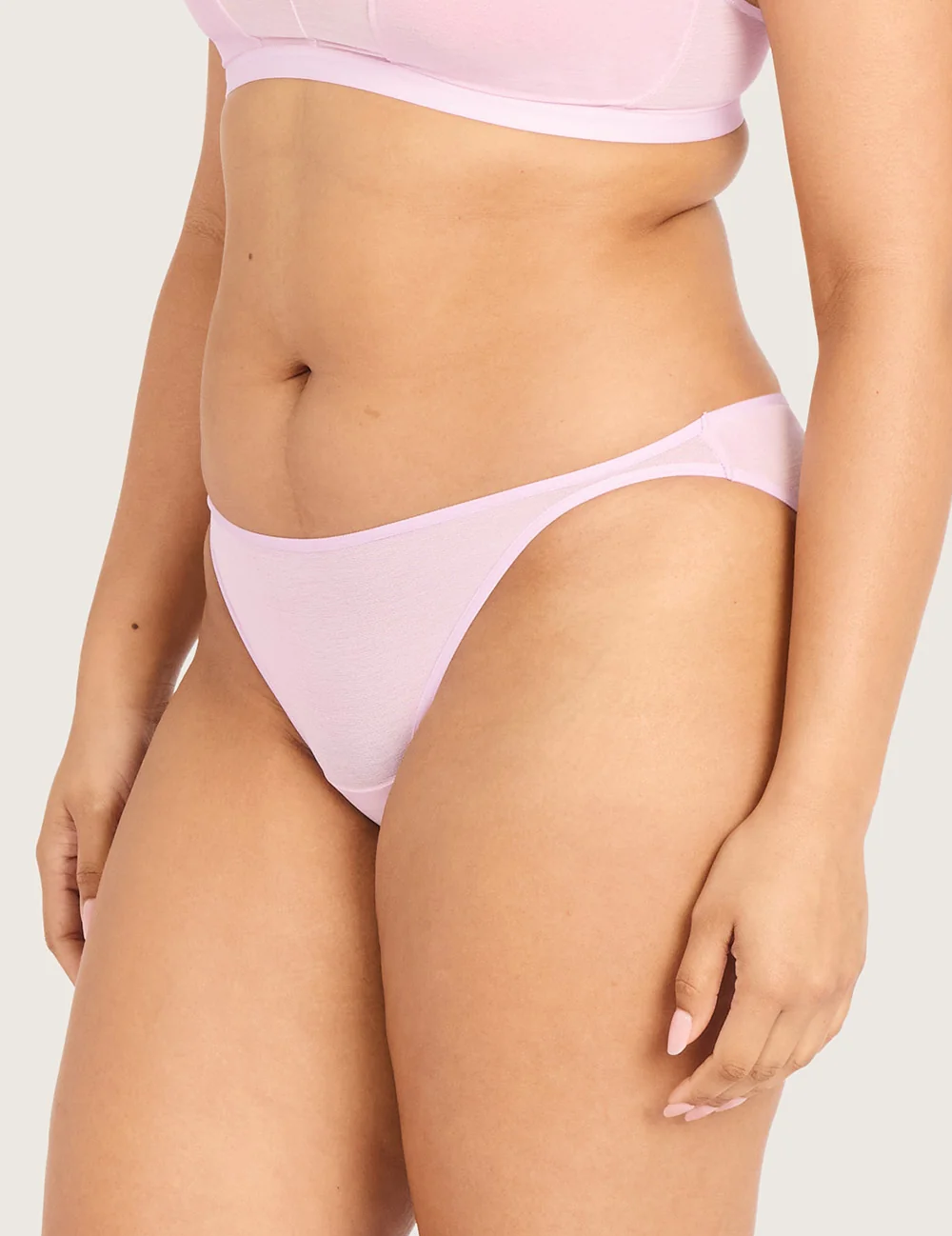 Boody FreeMesh bikini-trusse i Pink Sorbet – billede 9