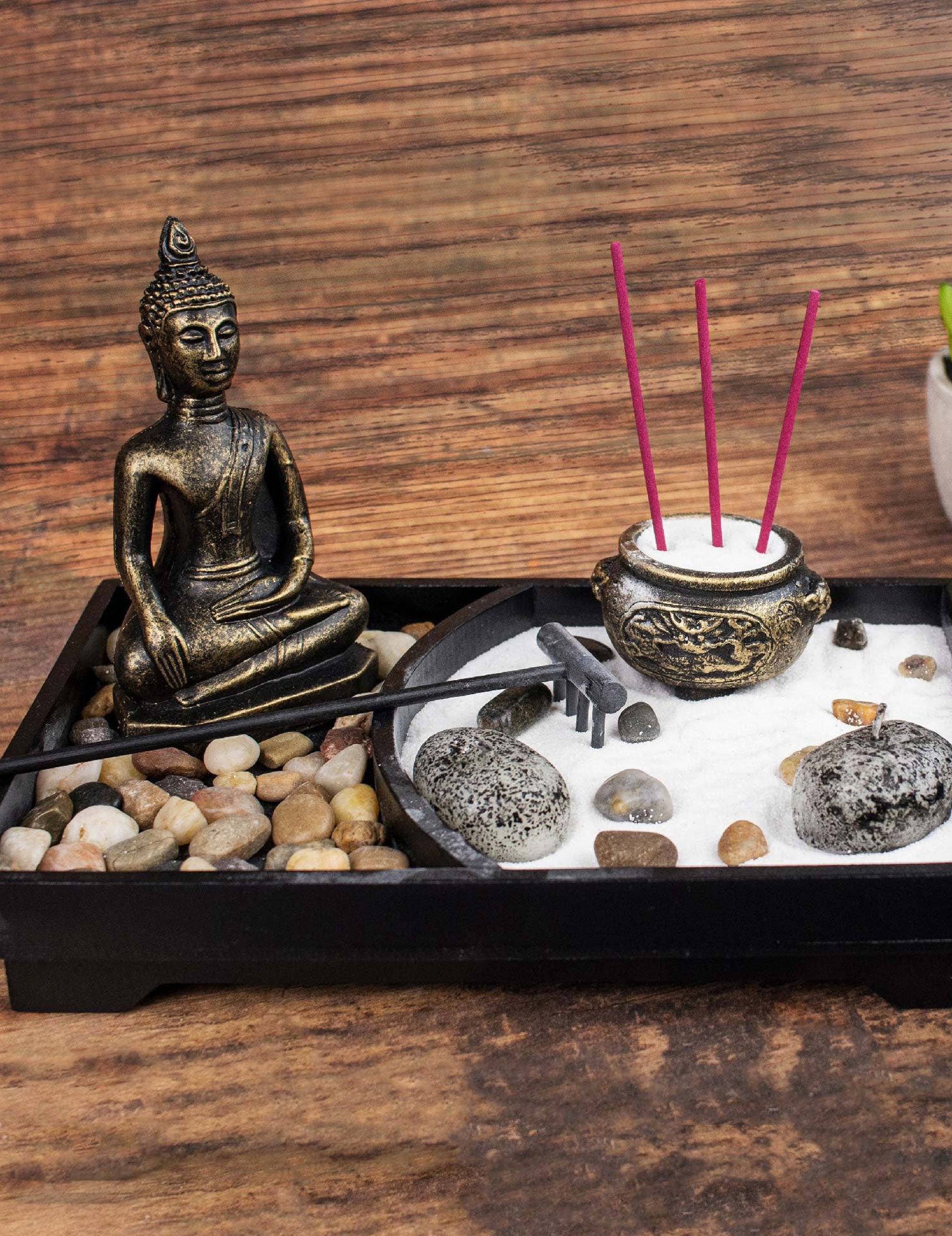 Mini Buddha Zen Trädgårdskit