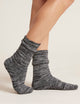 Dam Chunky Bed Sock – Svart/Naturvit