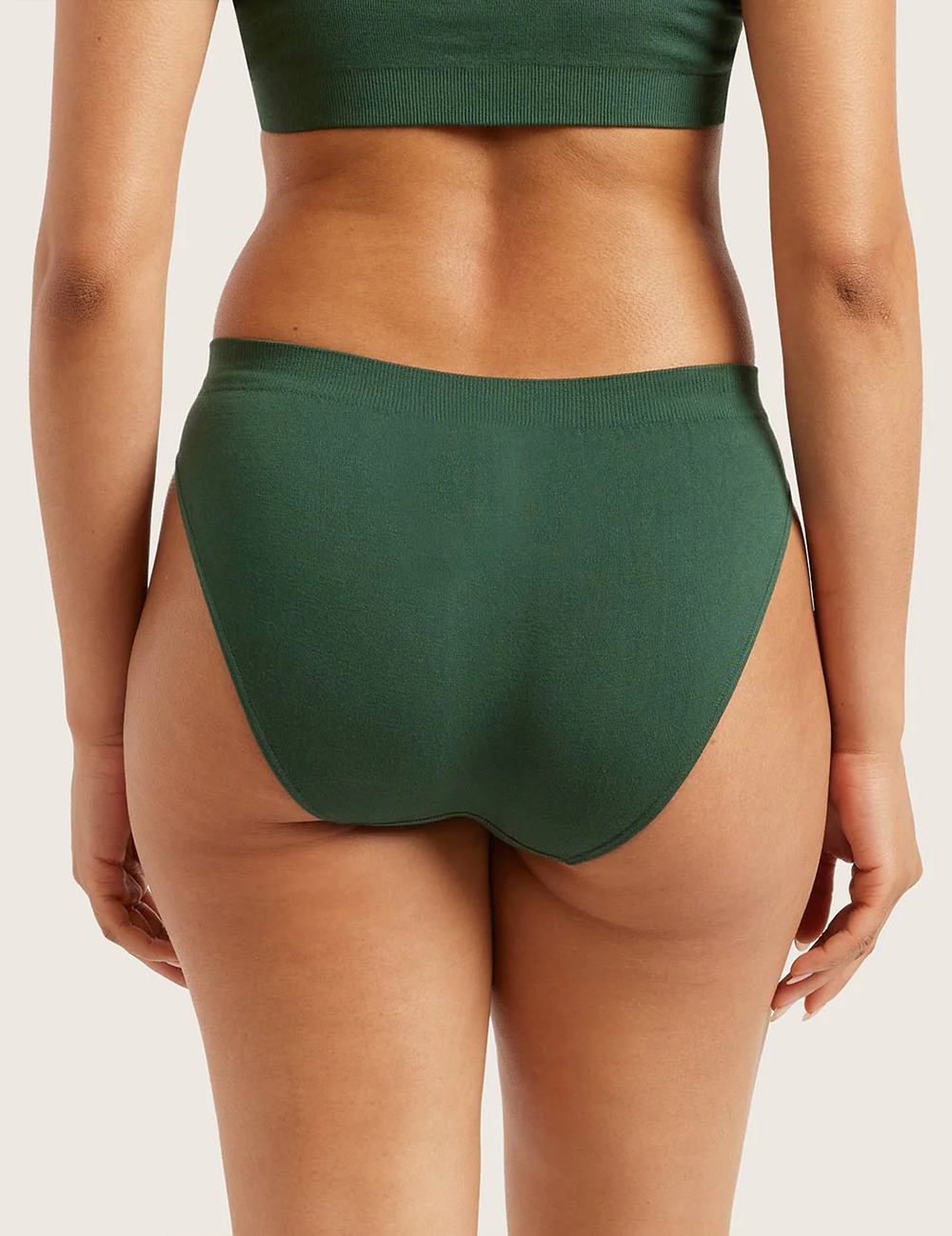 Klassisk Bikini Smaragdgrön