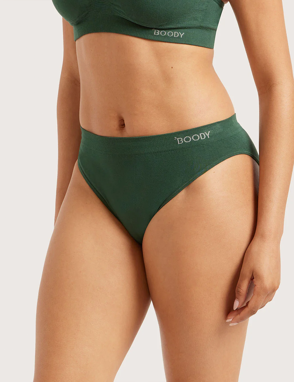 Klassisk Bikini Smaragdgrön