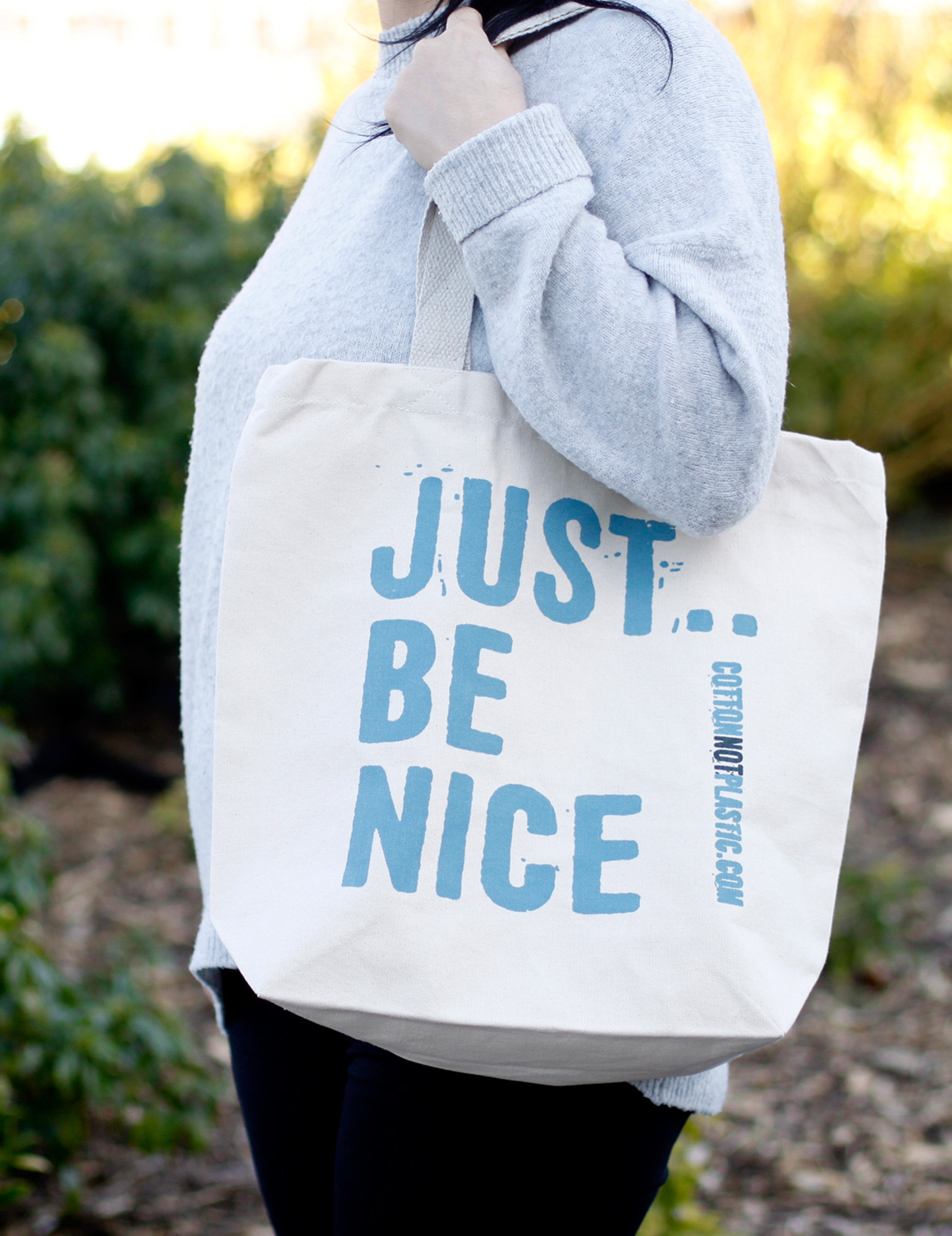 Eco Tote Bag Shoppingväska – Just be Nice