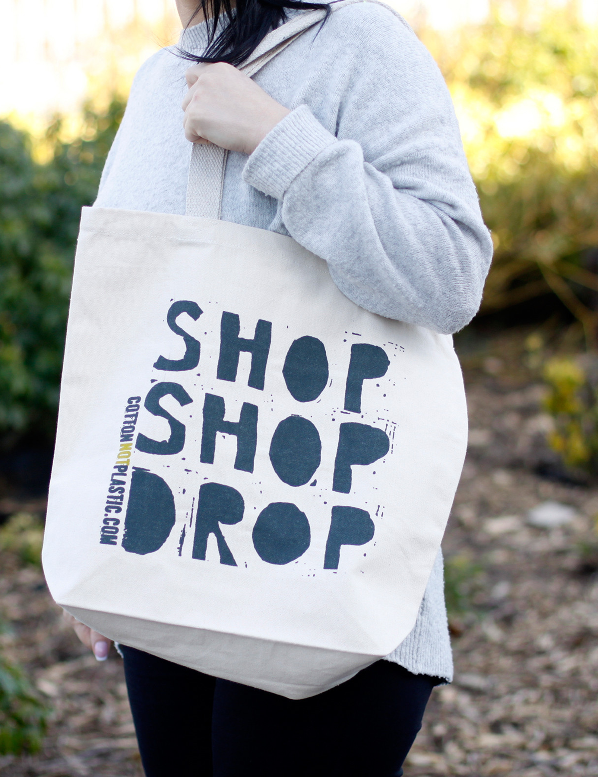 Eco Tote Bag Shoppingväska – Shop Shop Drop
