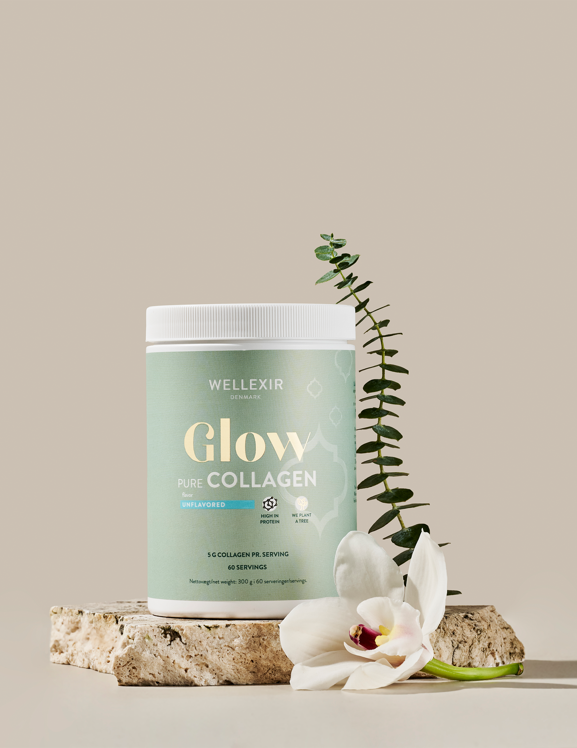 Glow Pure Collagen Oparfymerad (300 g)