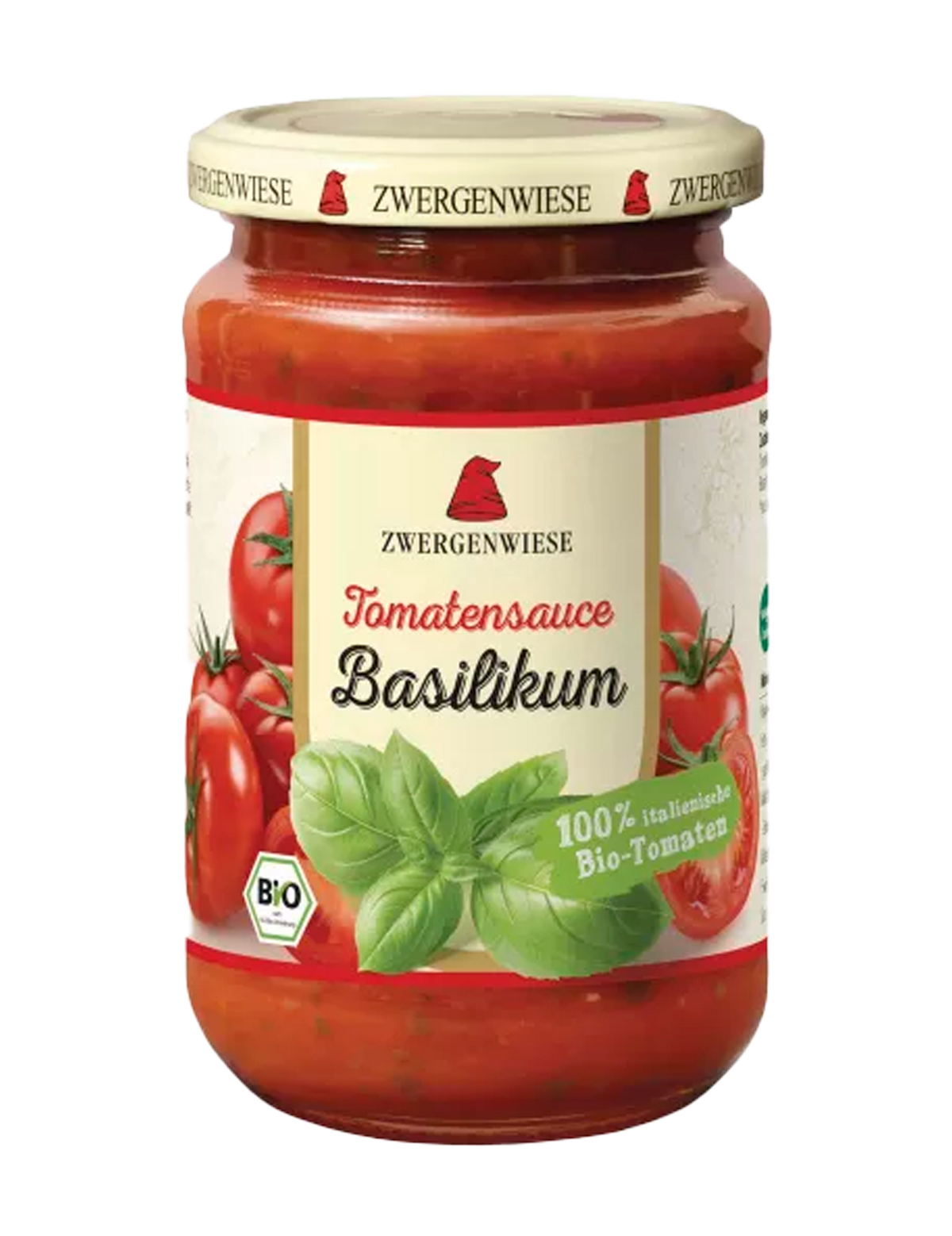 Tomatsauce med Basilikum (340ml)