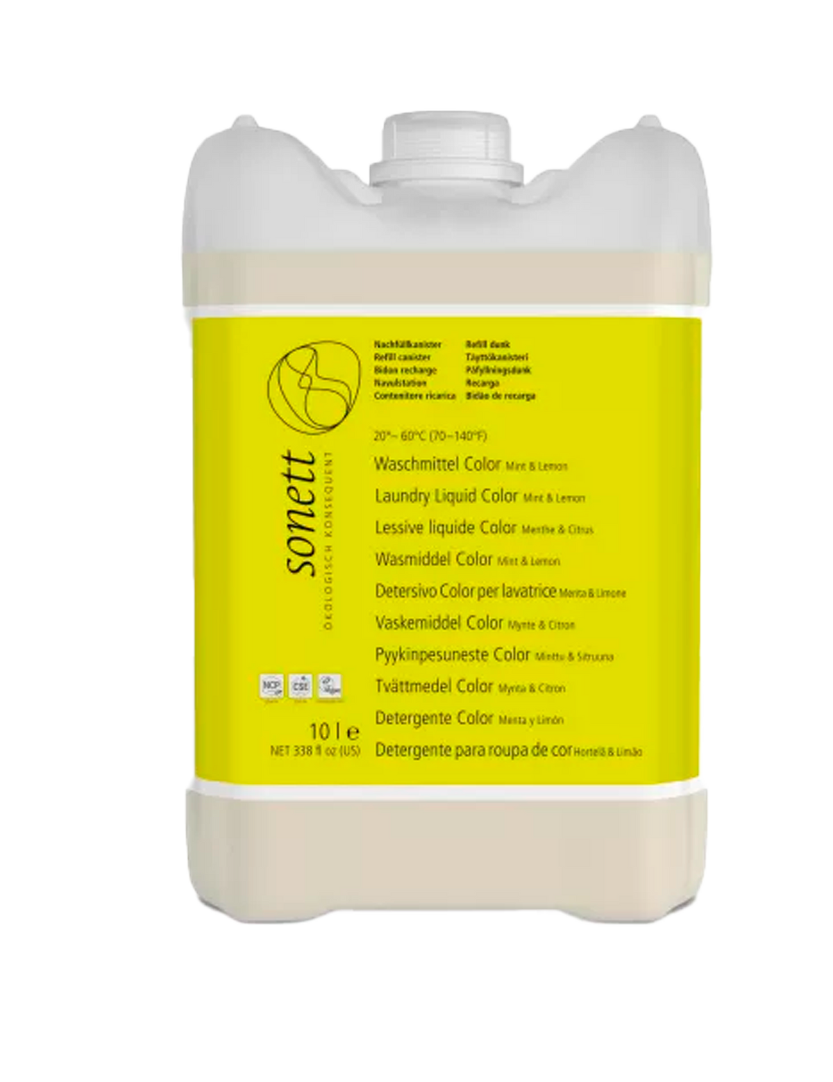 Økologisk vaskemiddel med Mynte og Citron (10 l)