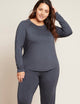 Goodnight Raglan Sleep Top – Storm