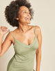 Goodnight Slip Sleep Dress – Sage