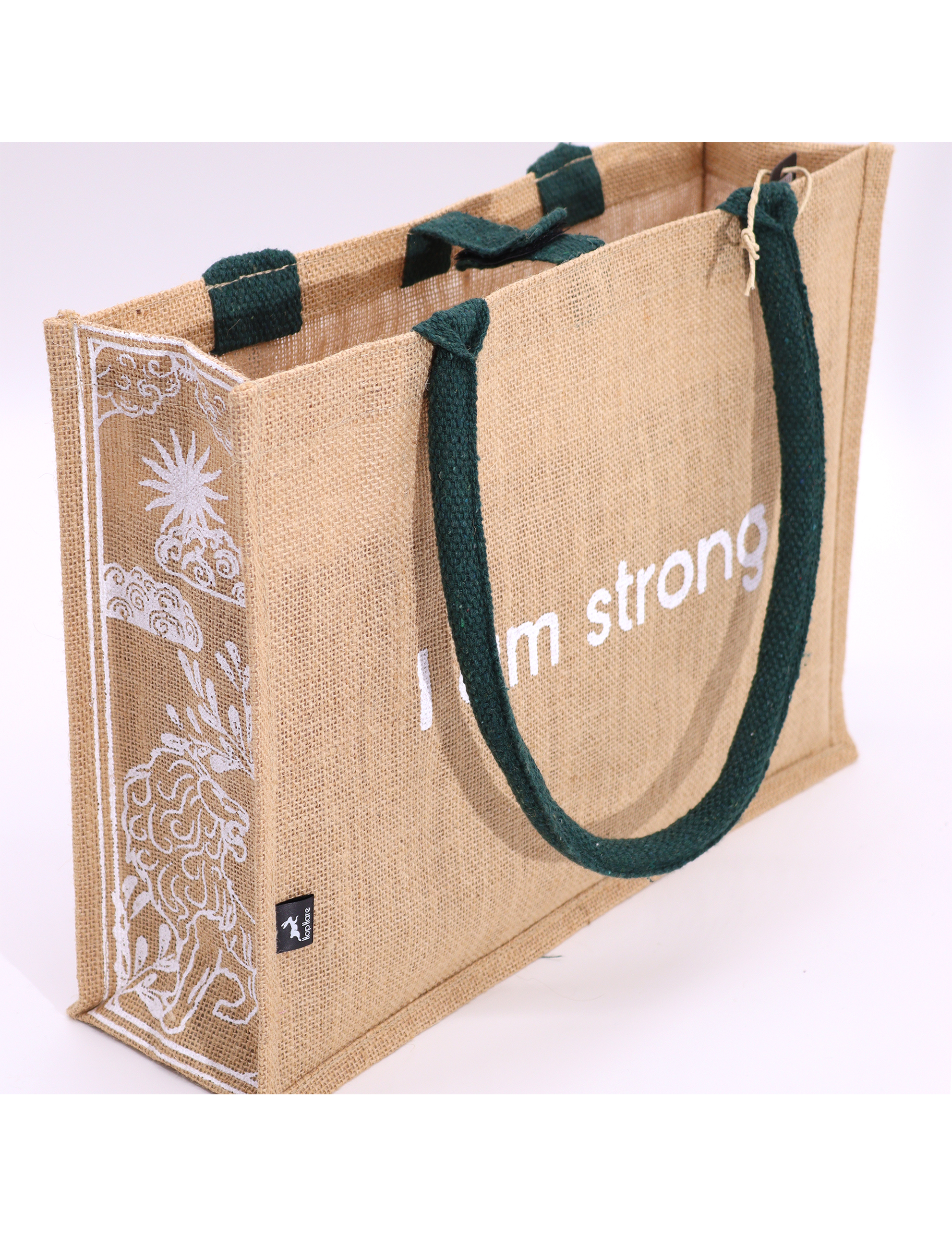 Jute Bag Shoppingväska – I Am Strong