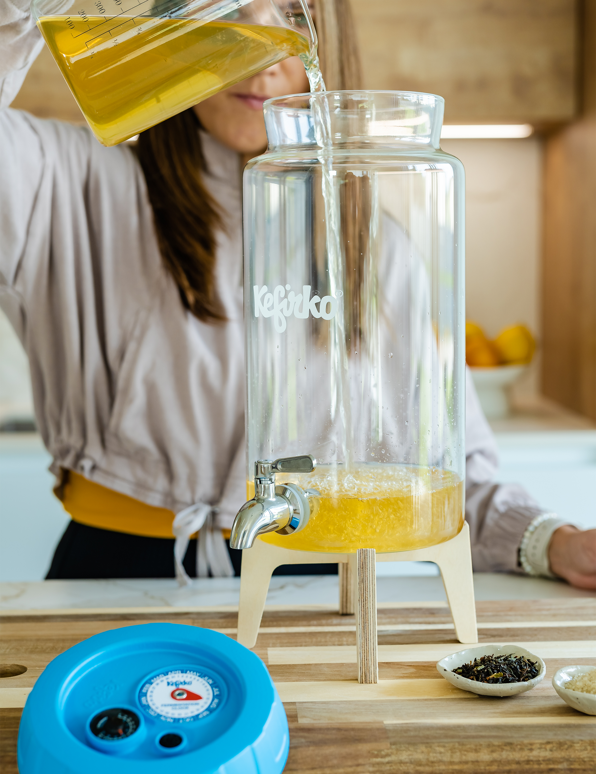 Kombuchafermenter 4 l