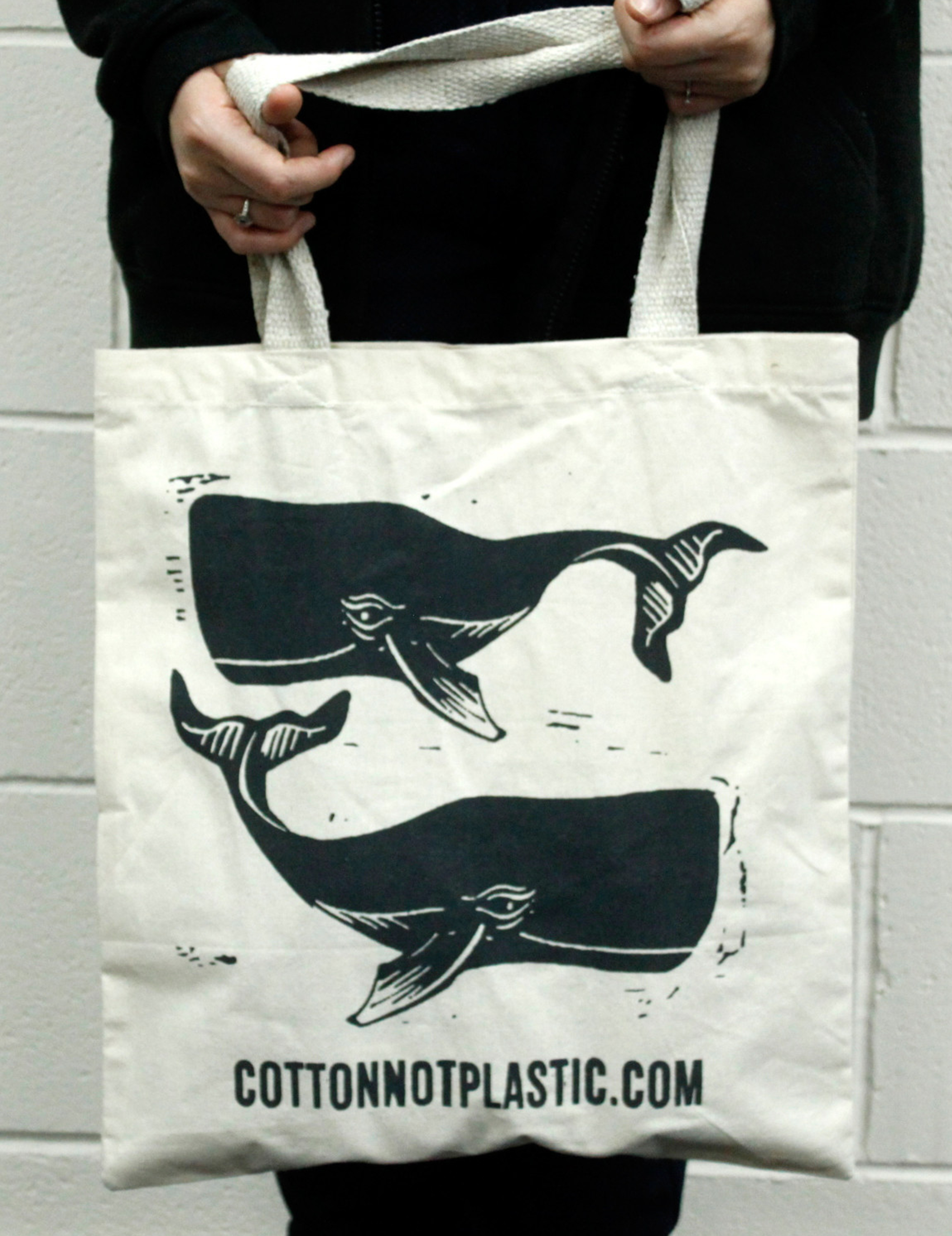 Tote Bag Tygkasse – Whales
