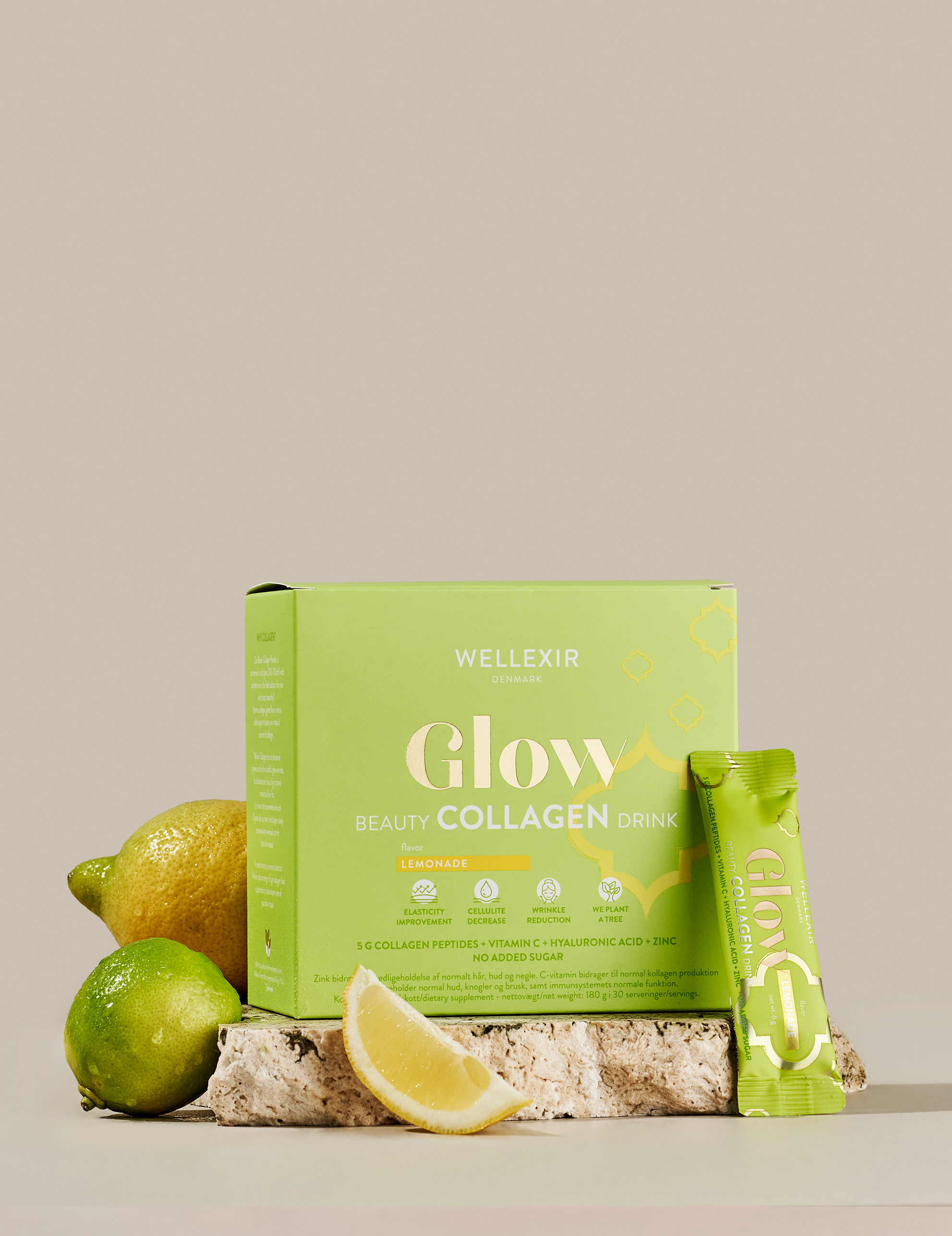 Glow Beauty Collagen Drink – Lemonade (30 st)
