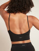 LYOLYTE® Ribbed Low Back Bra – Svart