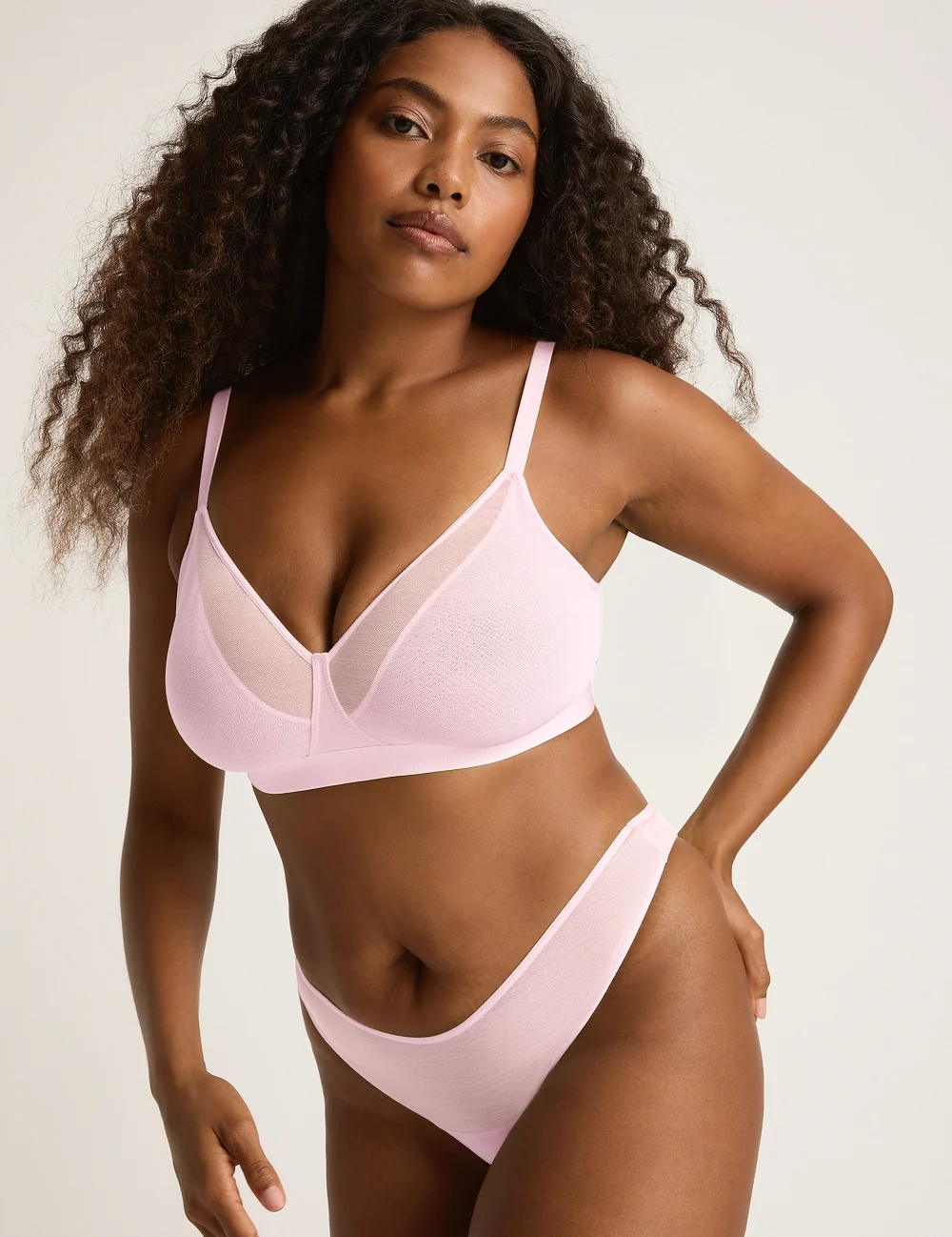 Boody FreeMesh bøjlefri BH i Pink Sorbet – billede 10